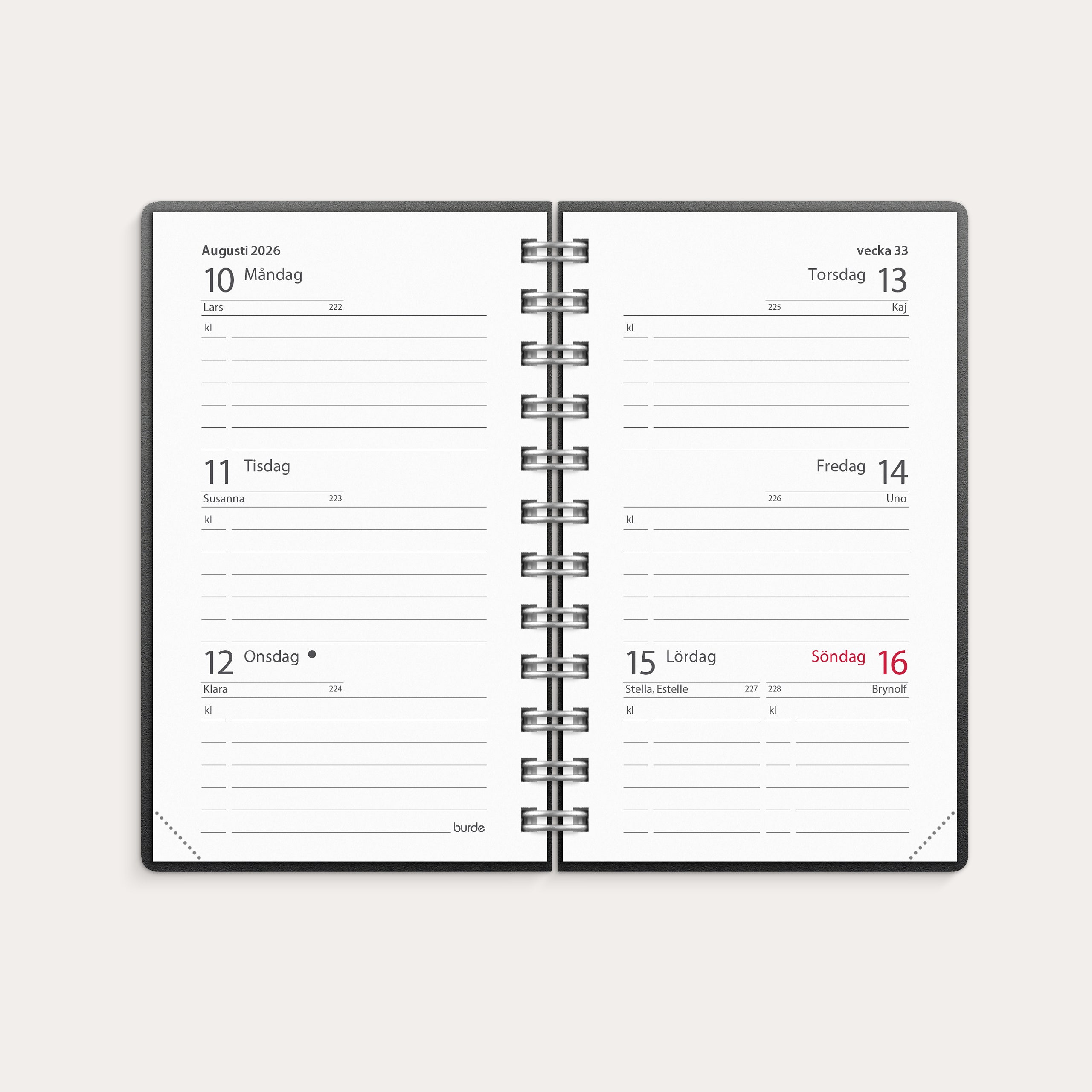 Kalender 2026 Mini Eco Line