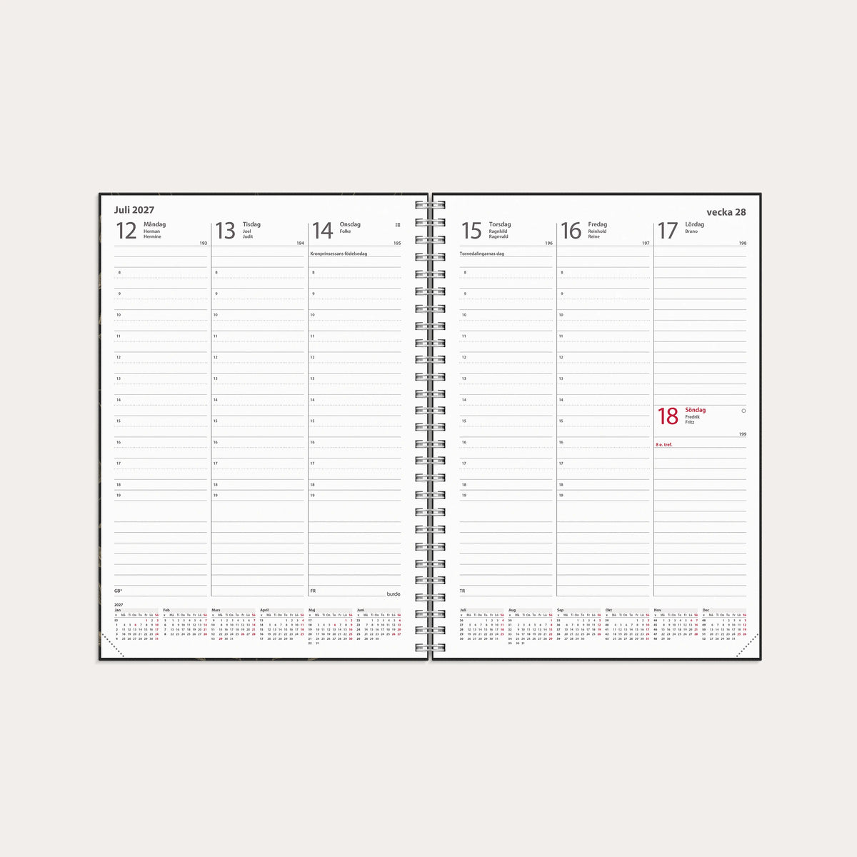 Kalender 2027 Weekly A5 Eco Line