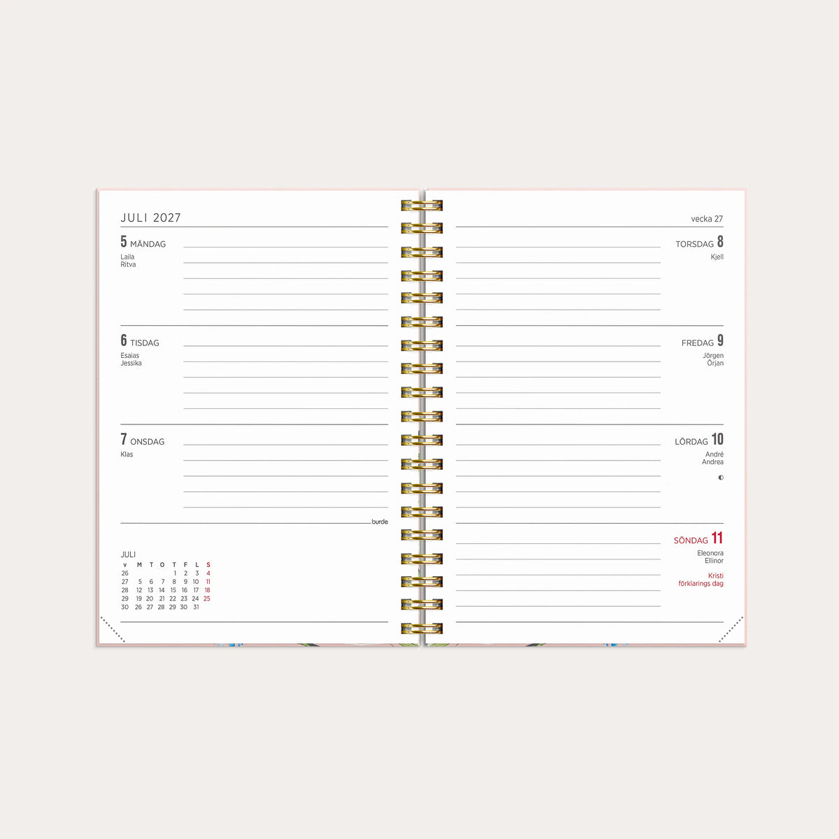 Kalender 2027 Senator A6 Story ängsblomma
