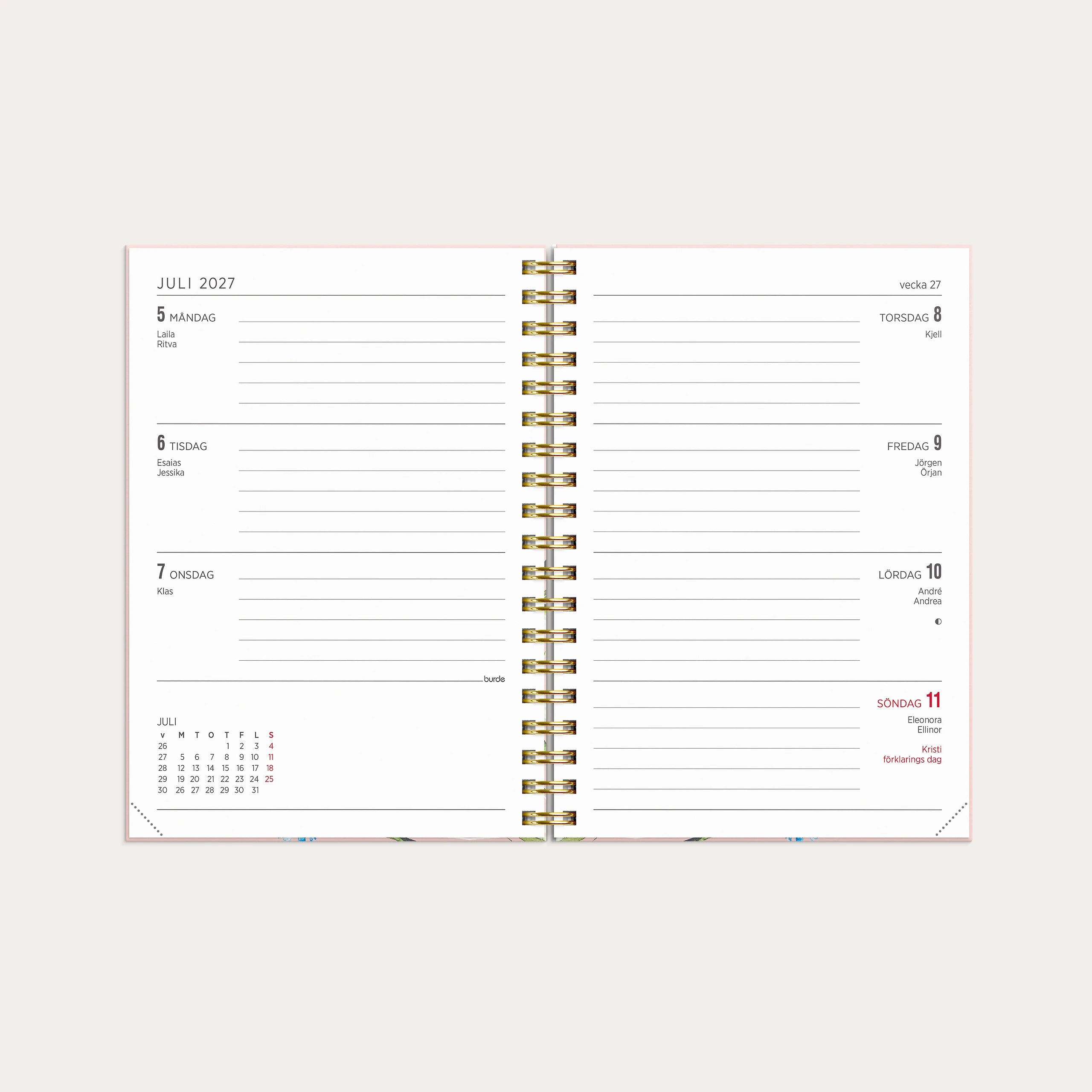 Kalender 2027 Senator A6 Story ängsblomma