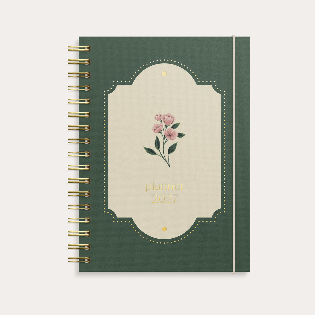 Kalender 2027 Senator A6 Story blomma