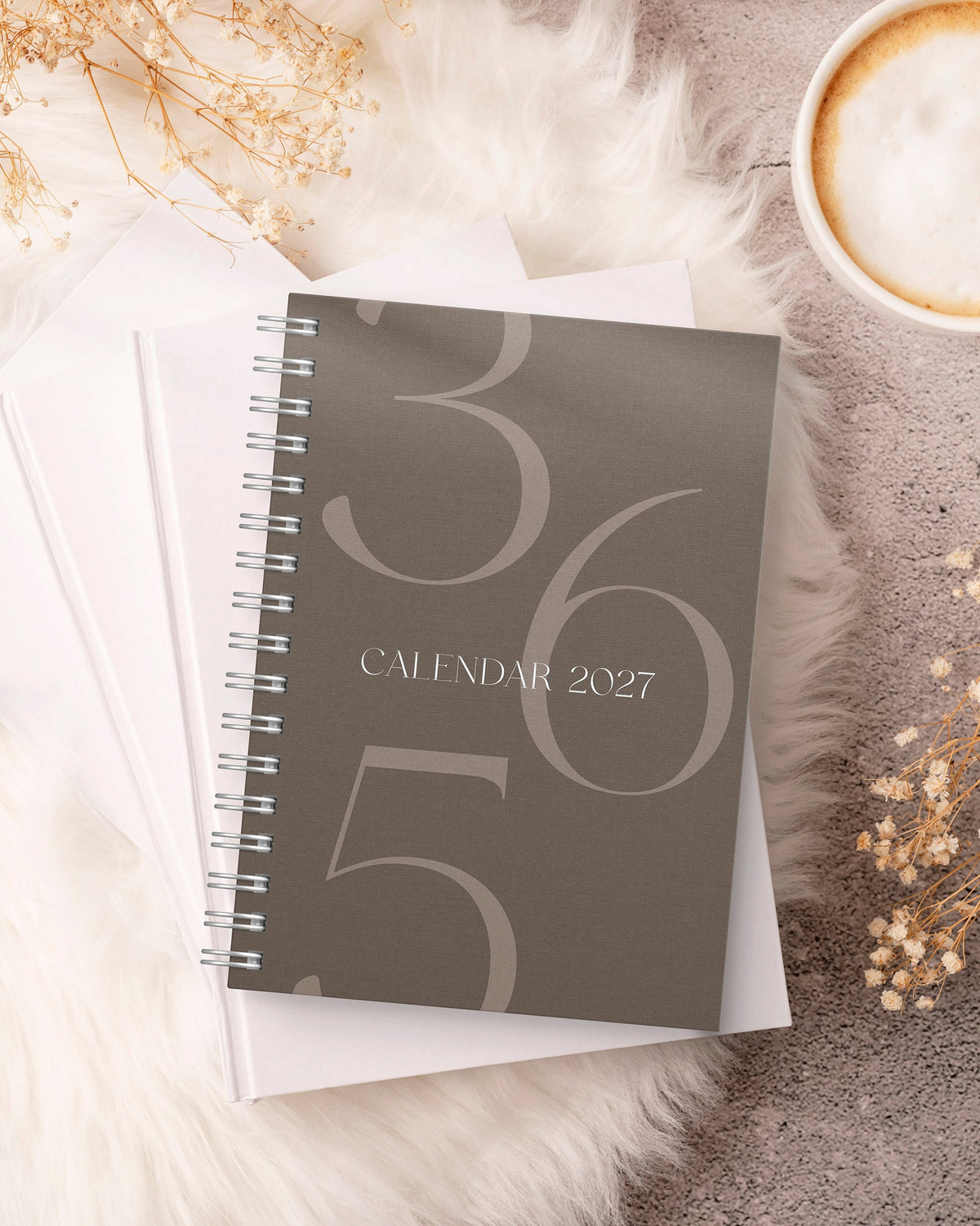 Kalender 2027 Weekly A6 Story brun