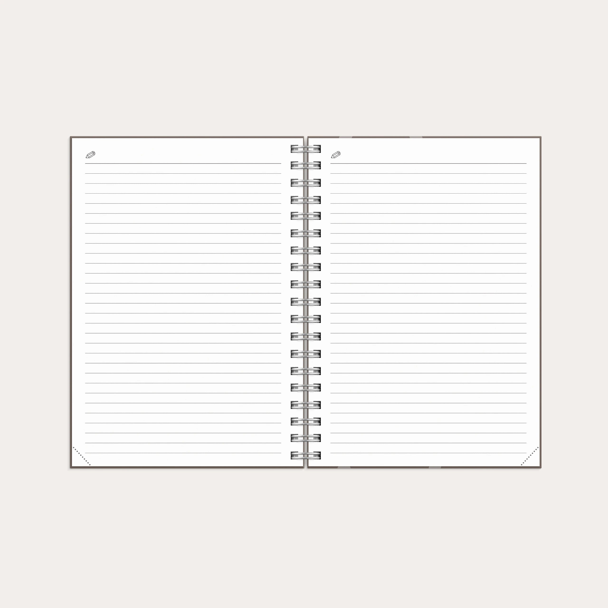 Kalender 2027 Weekly A6 Story brun