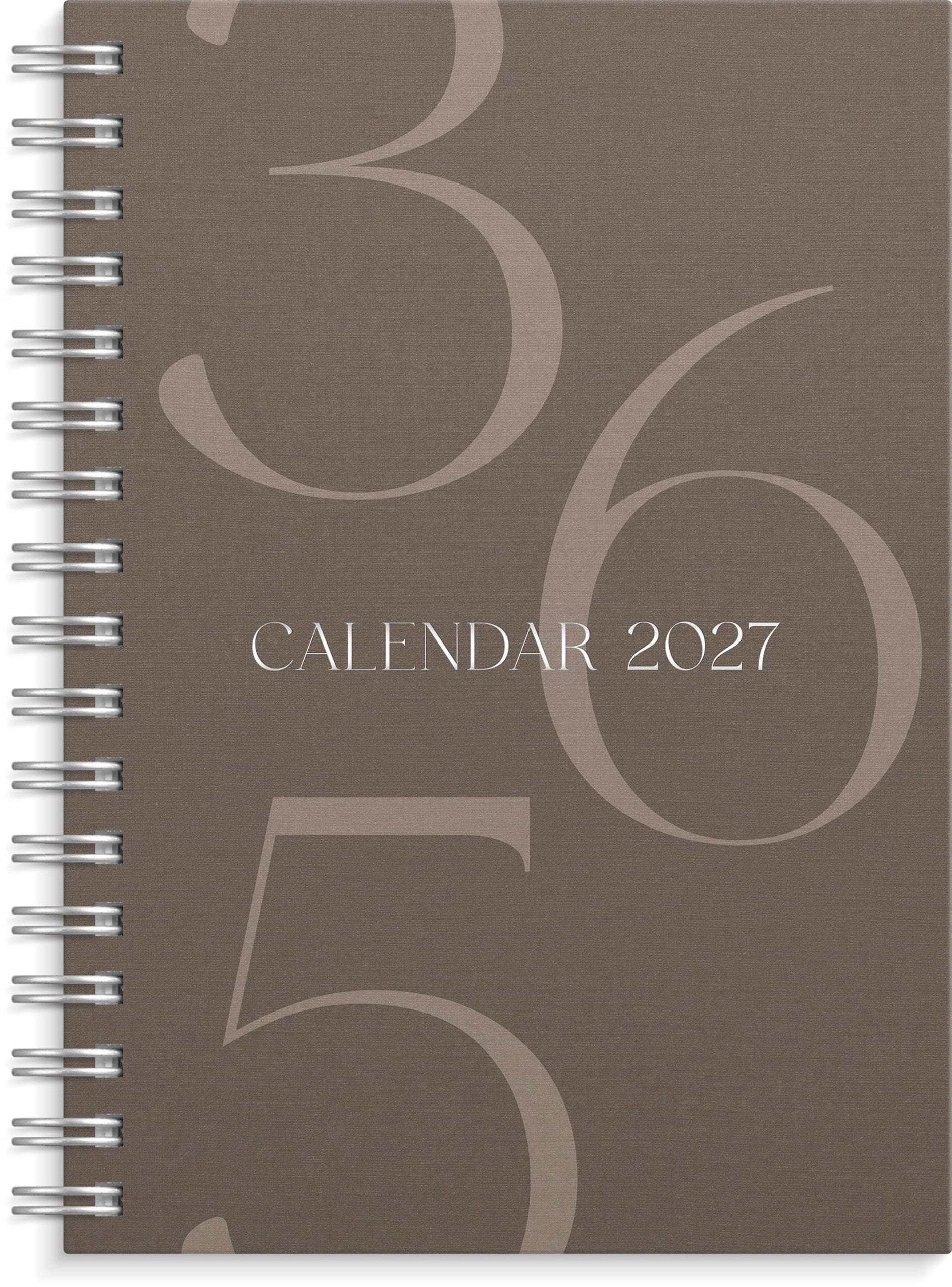 Kalender 2027 Weekly A6 Story brun