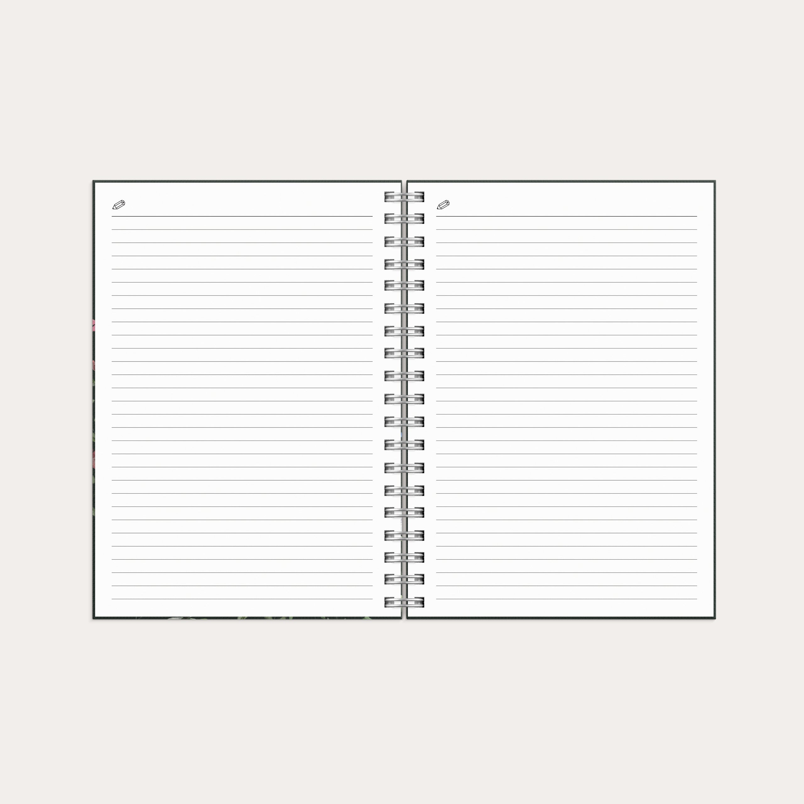 Kalender 2026 Weekly A6 Story blomma