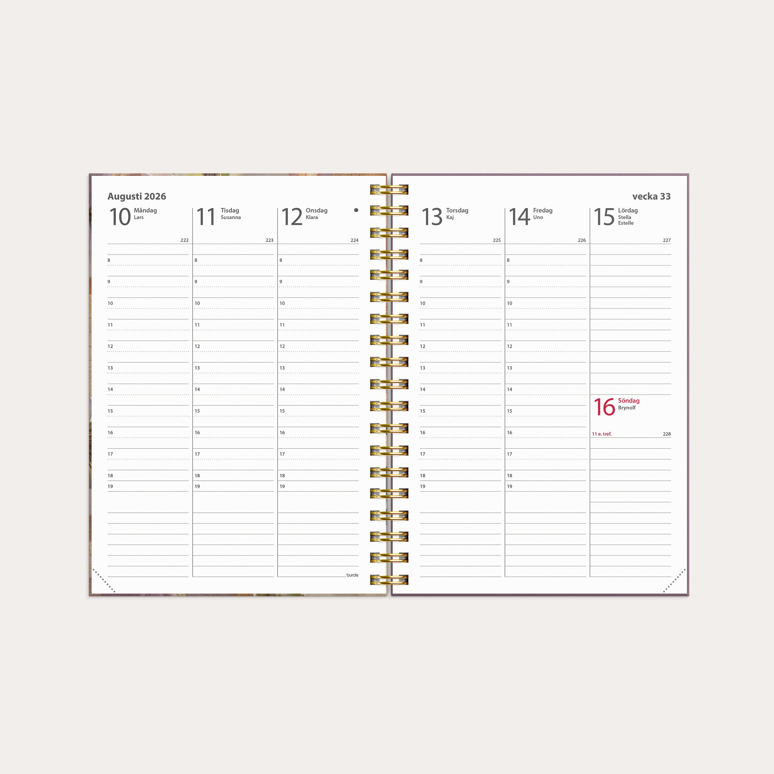 Kalender 2026 Weekly A6 Story pensé
