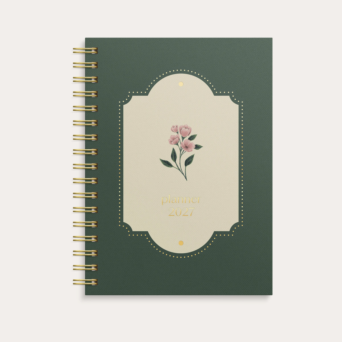 Kalender 2027 Weekly A6 Story blomma
