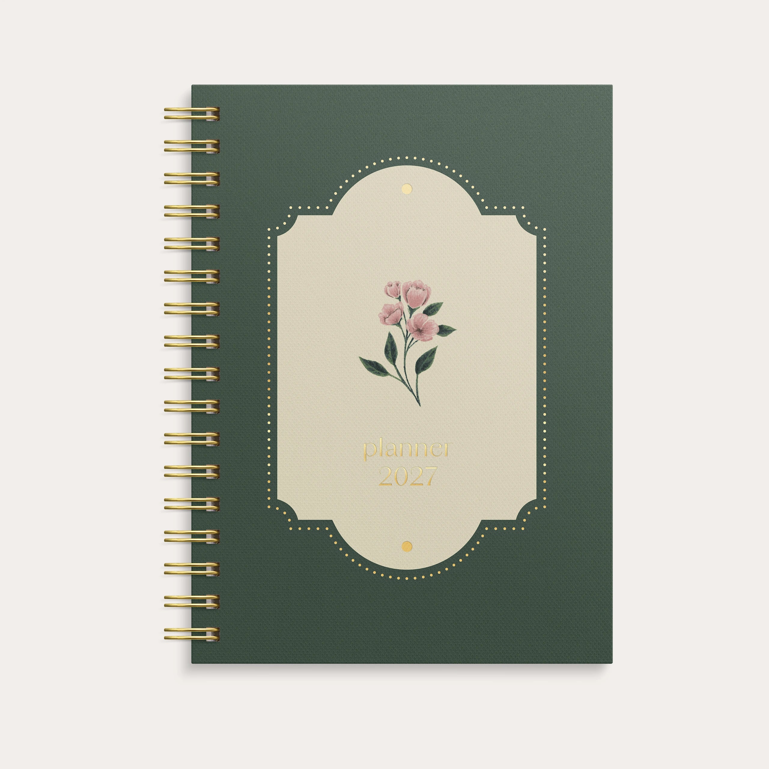 Kalender 2027 Weekly A6 Story blomma