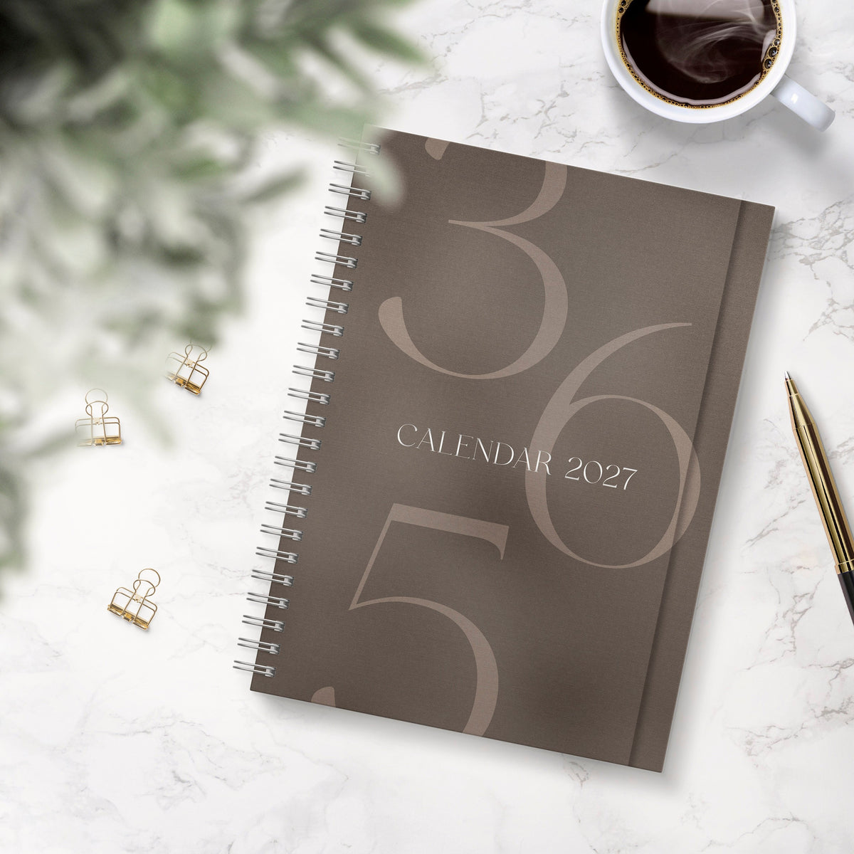 Kalender 2027 Senator A5 Story brun