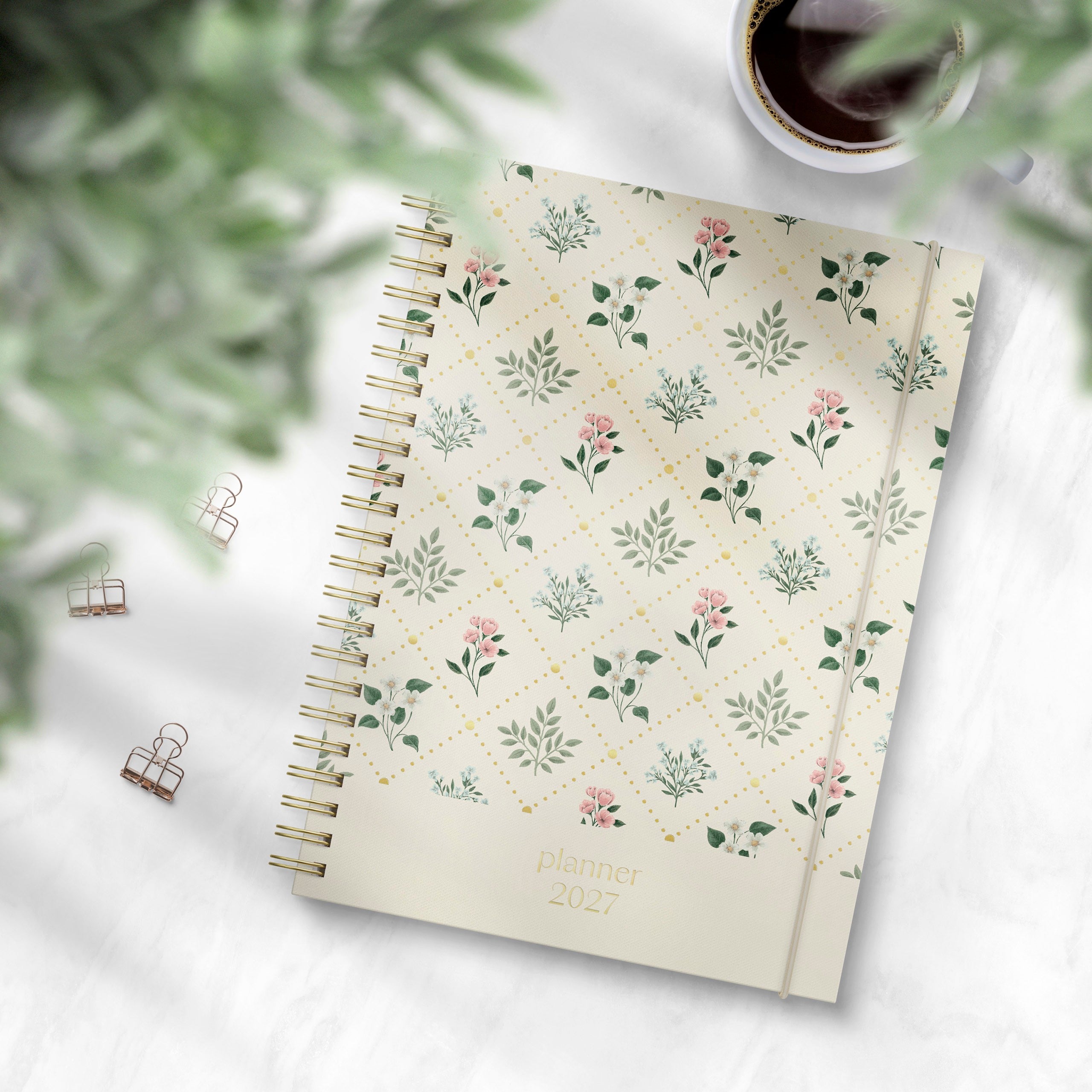 Kalender 2027 Senator A5 Story blomma