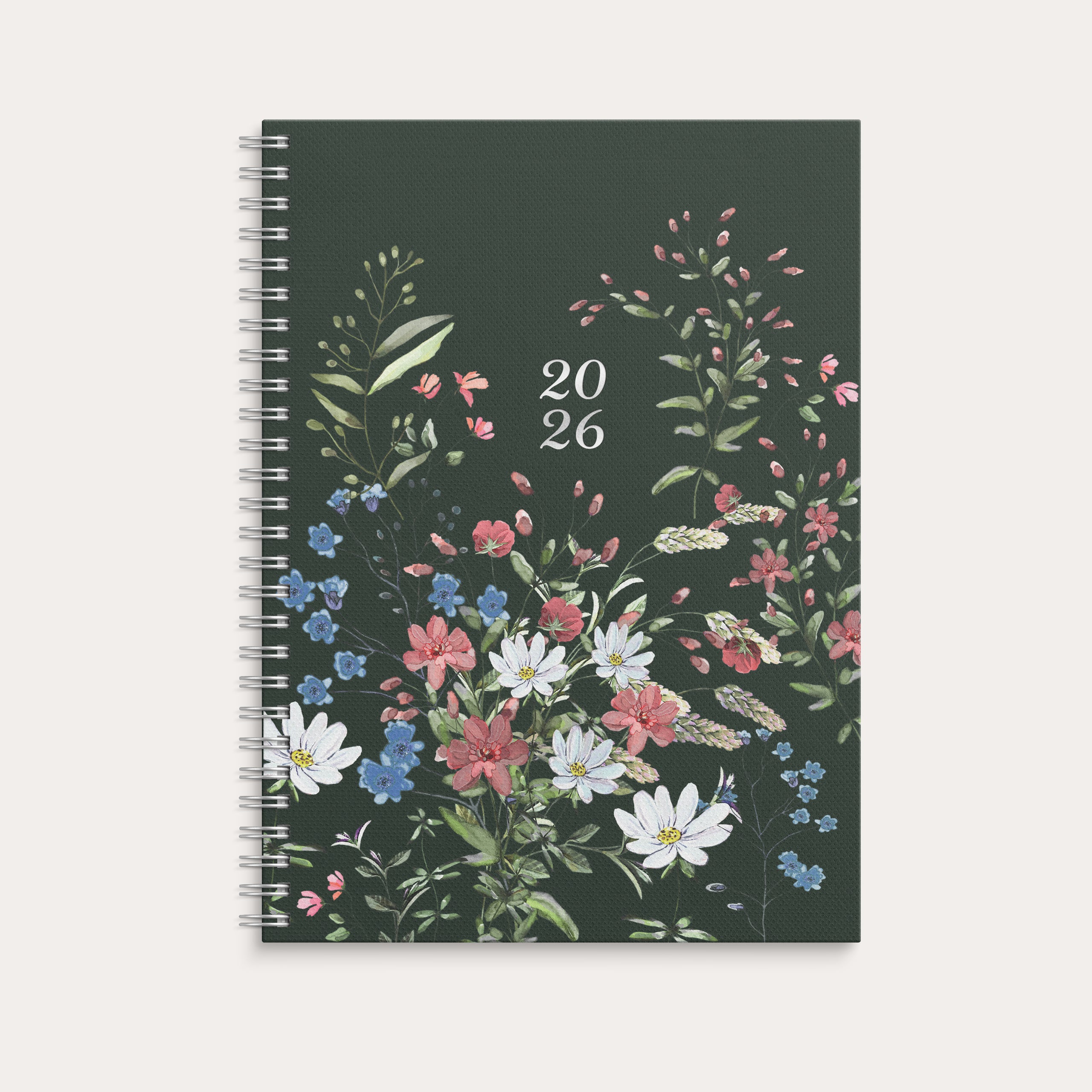 Kalender 2026 Business Story blomma