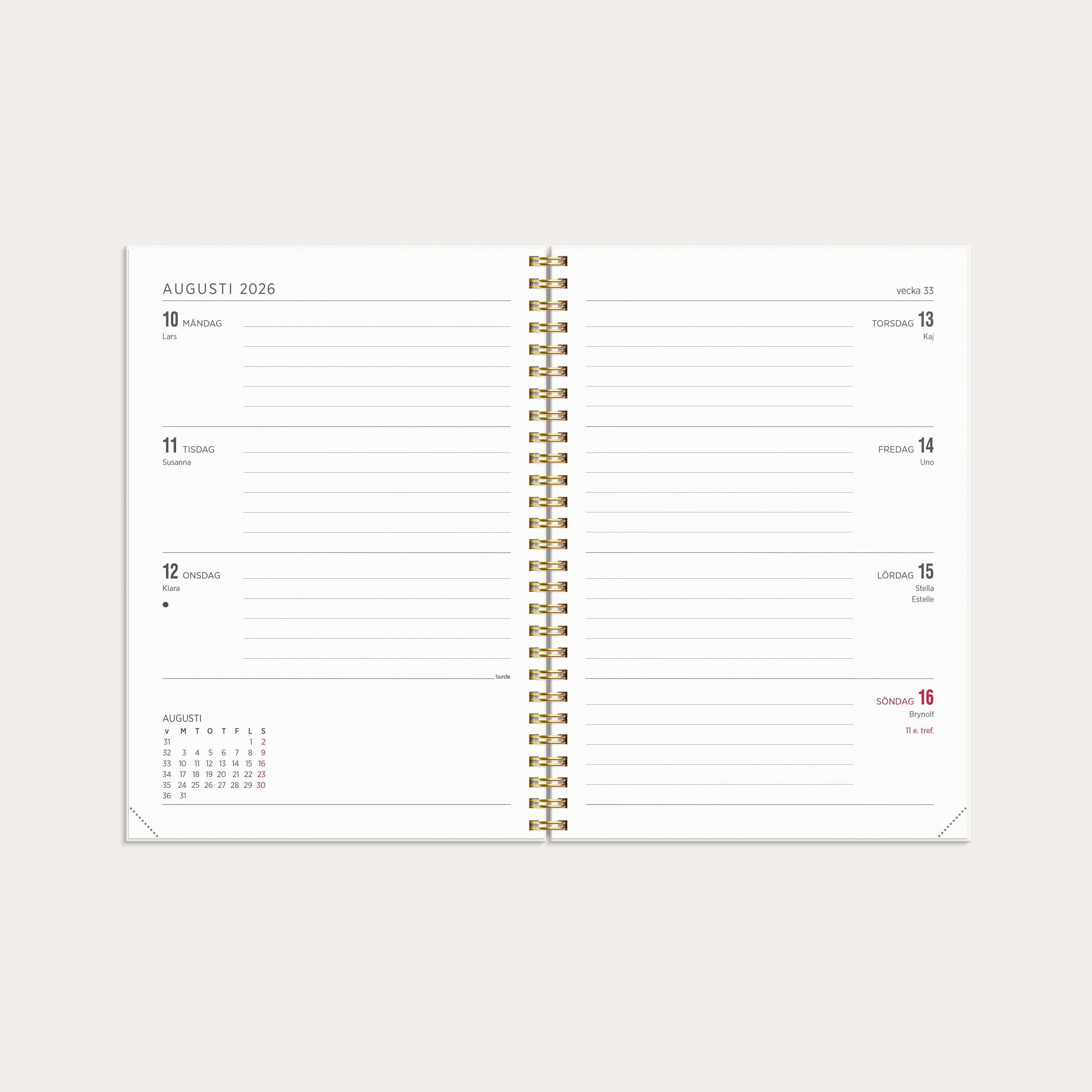 Kalender 2026 Senator A5 Star