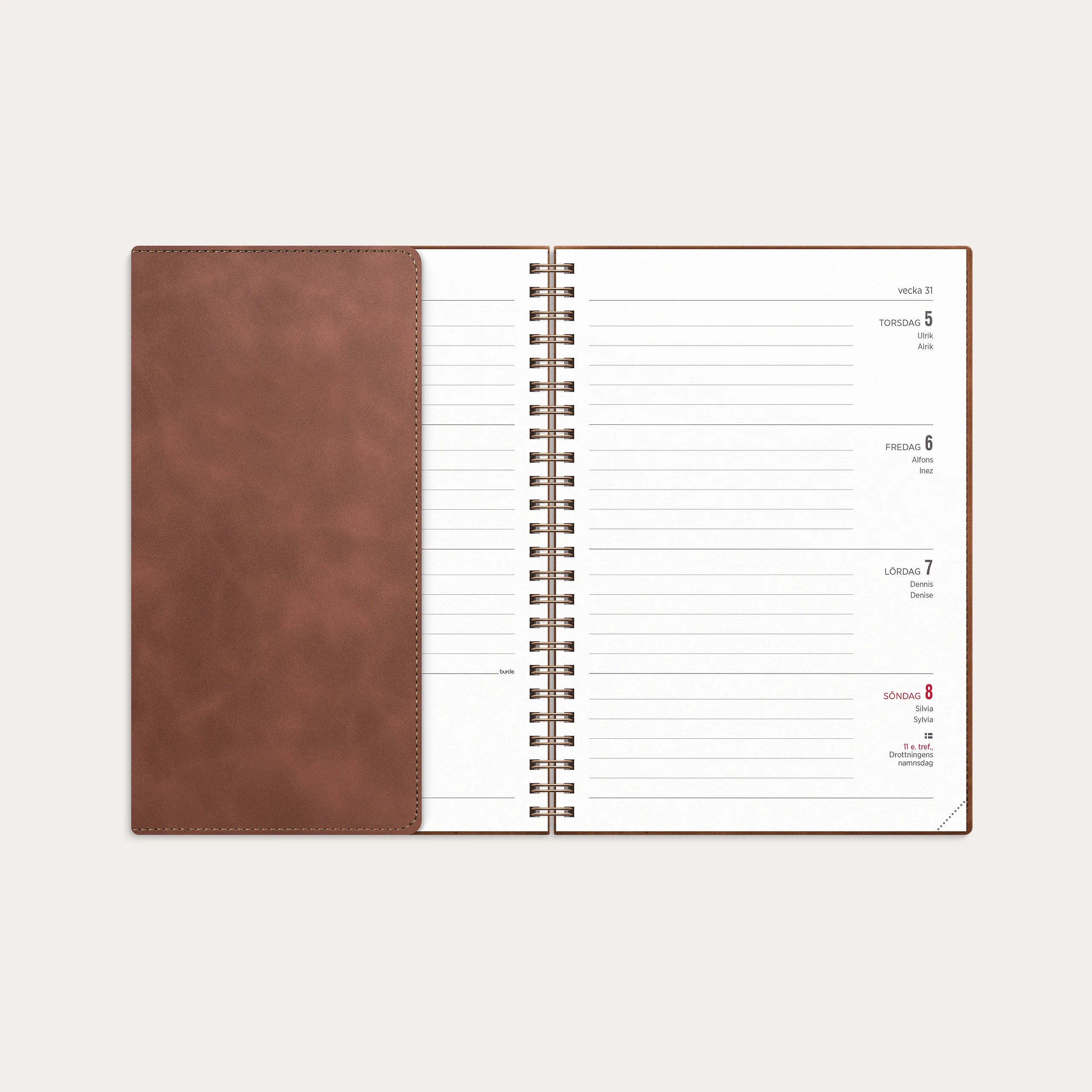 Kalender 2027 Senator A5 Twist brun