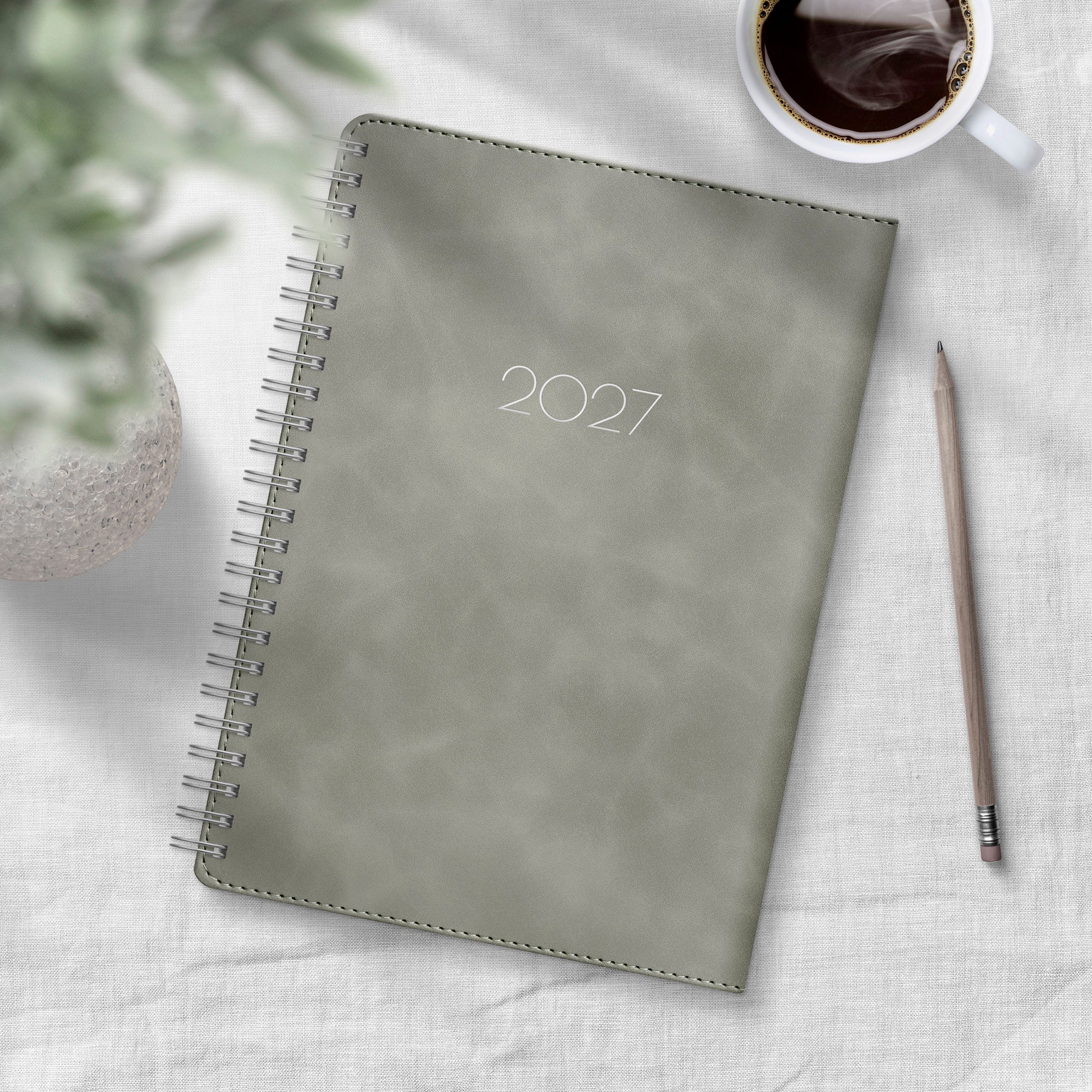 Kalender 2027 Senator A5 Twist grå