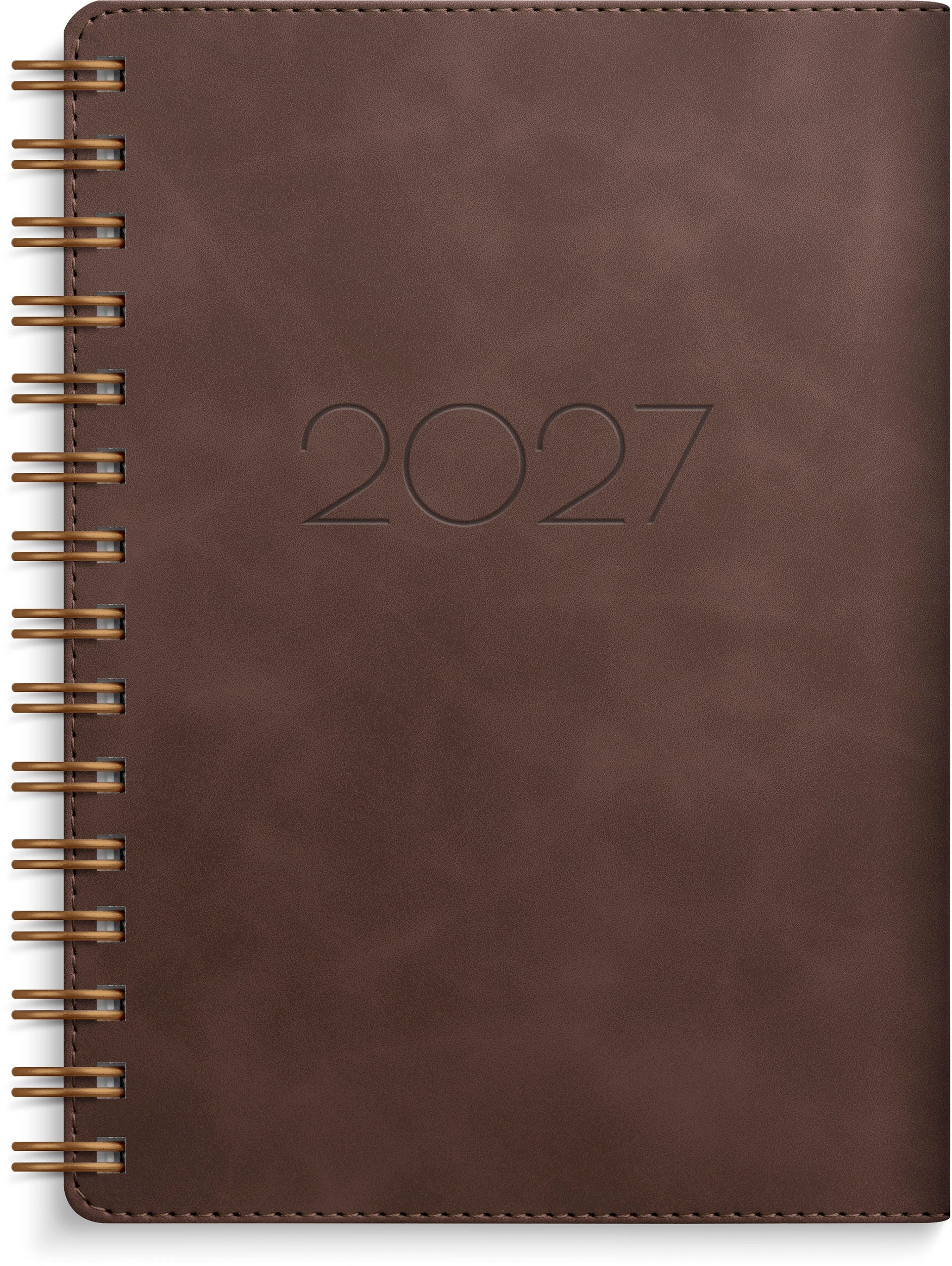 Kalender 2027 Leader Twist brun