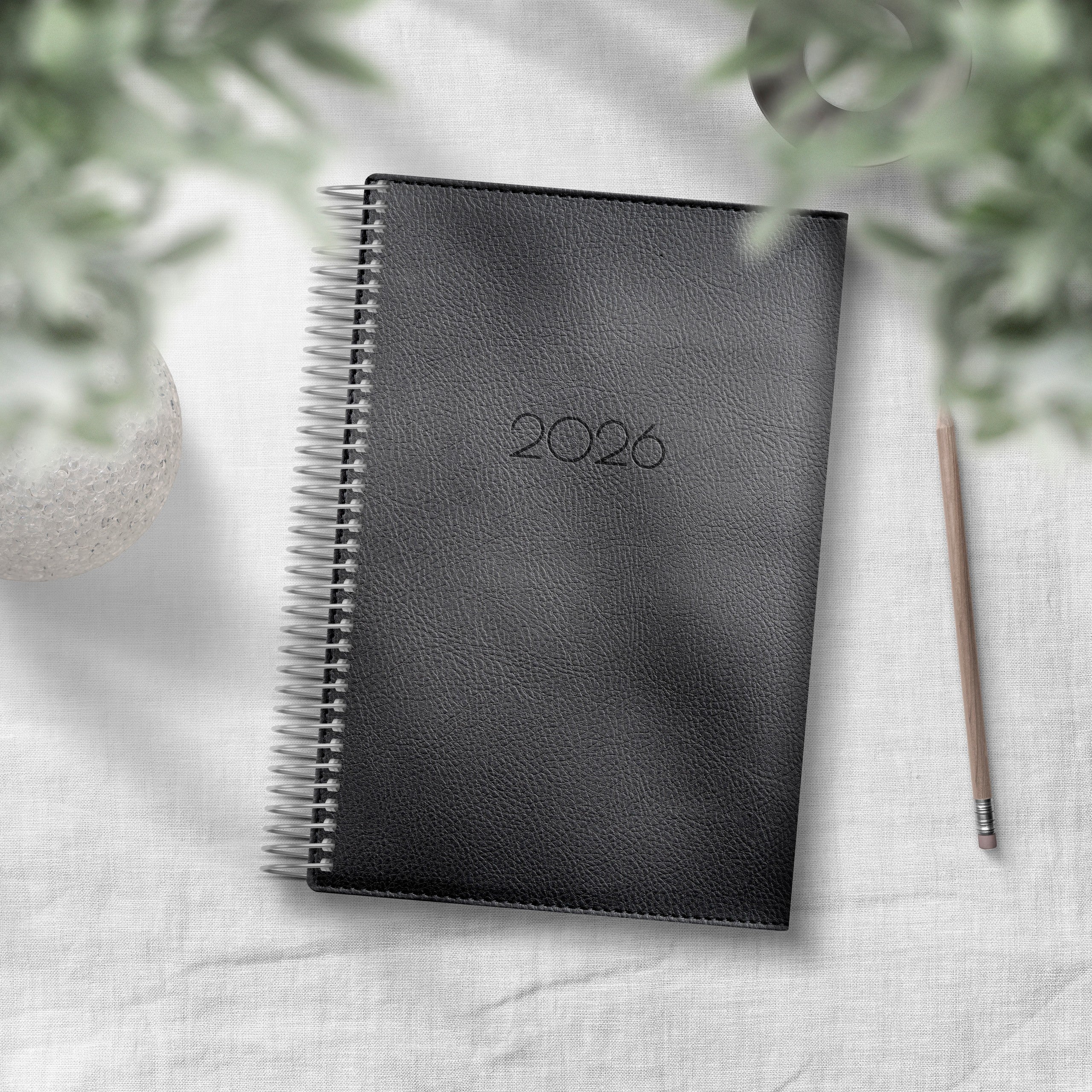 Kalender 2026 Dagbok Twist svart