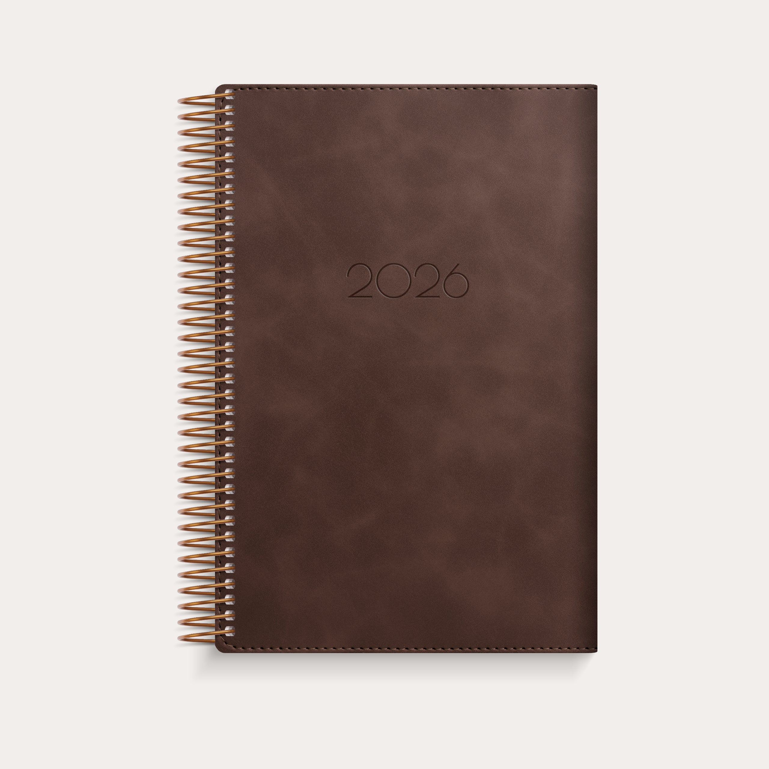Kalender 2026 Dagbok Twist brun