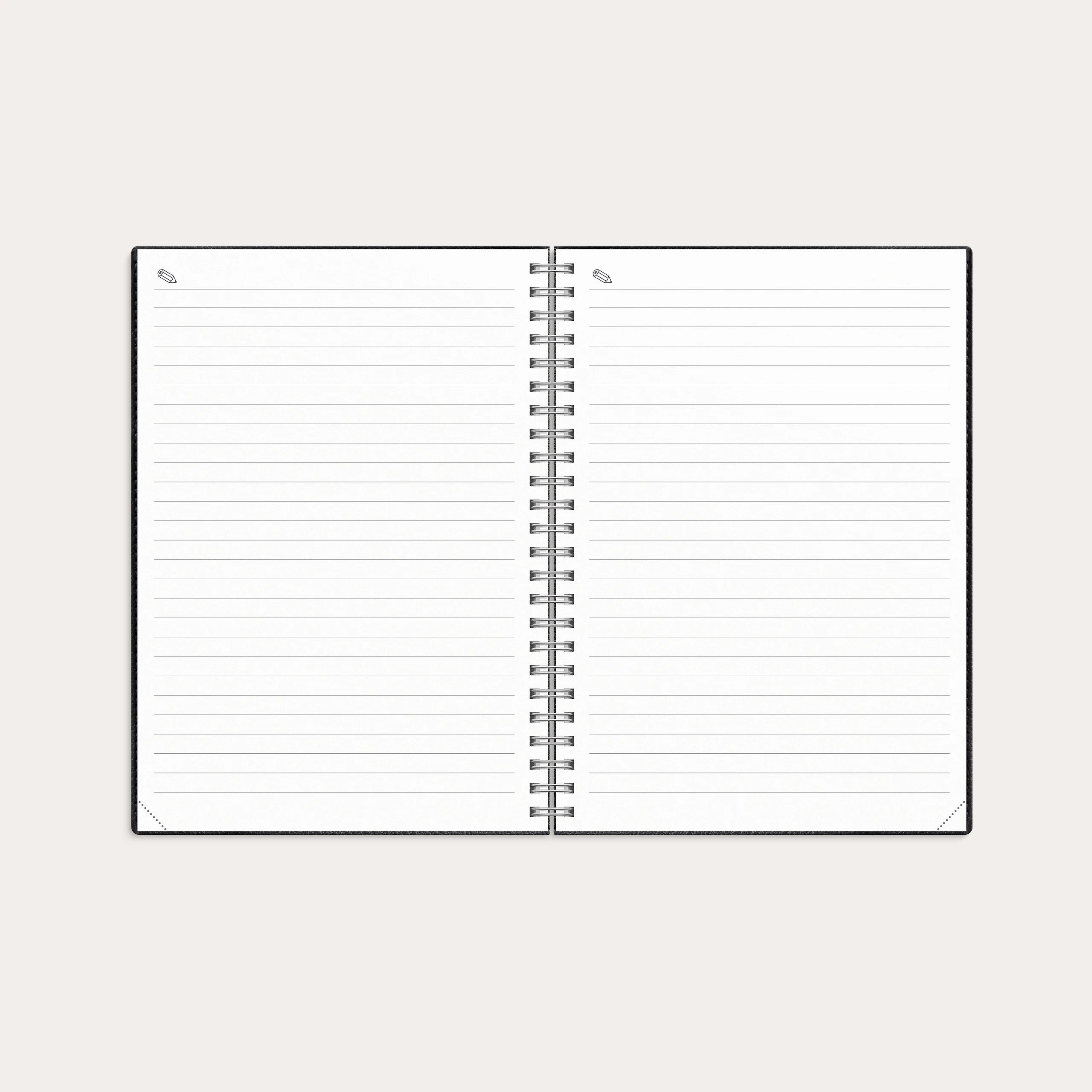 Kalender 2027 Business A5 Twist svart