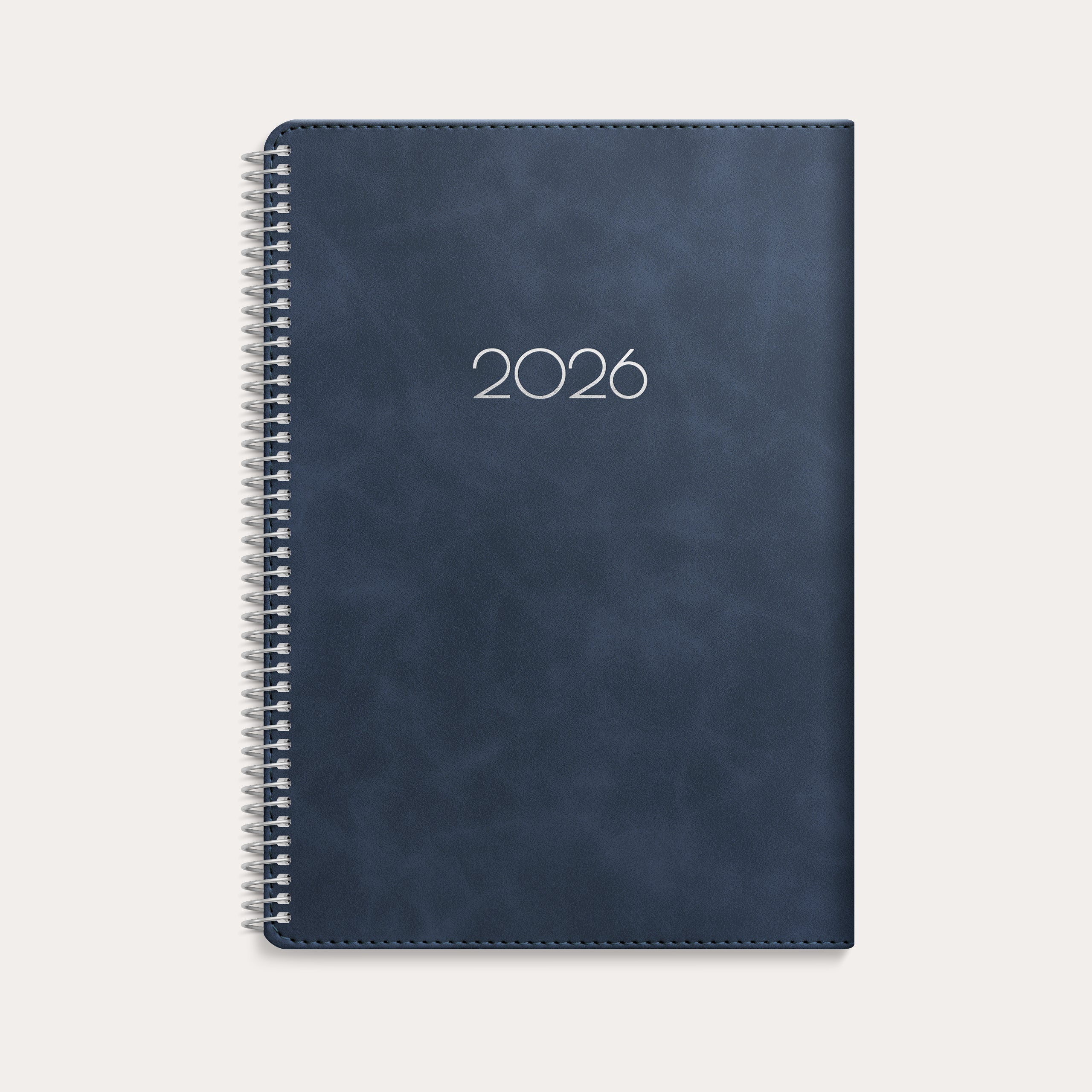 Kalender 2026 Business A5 Twist blå