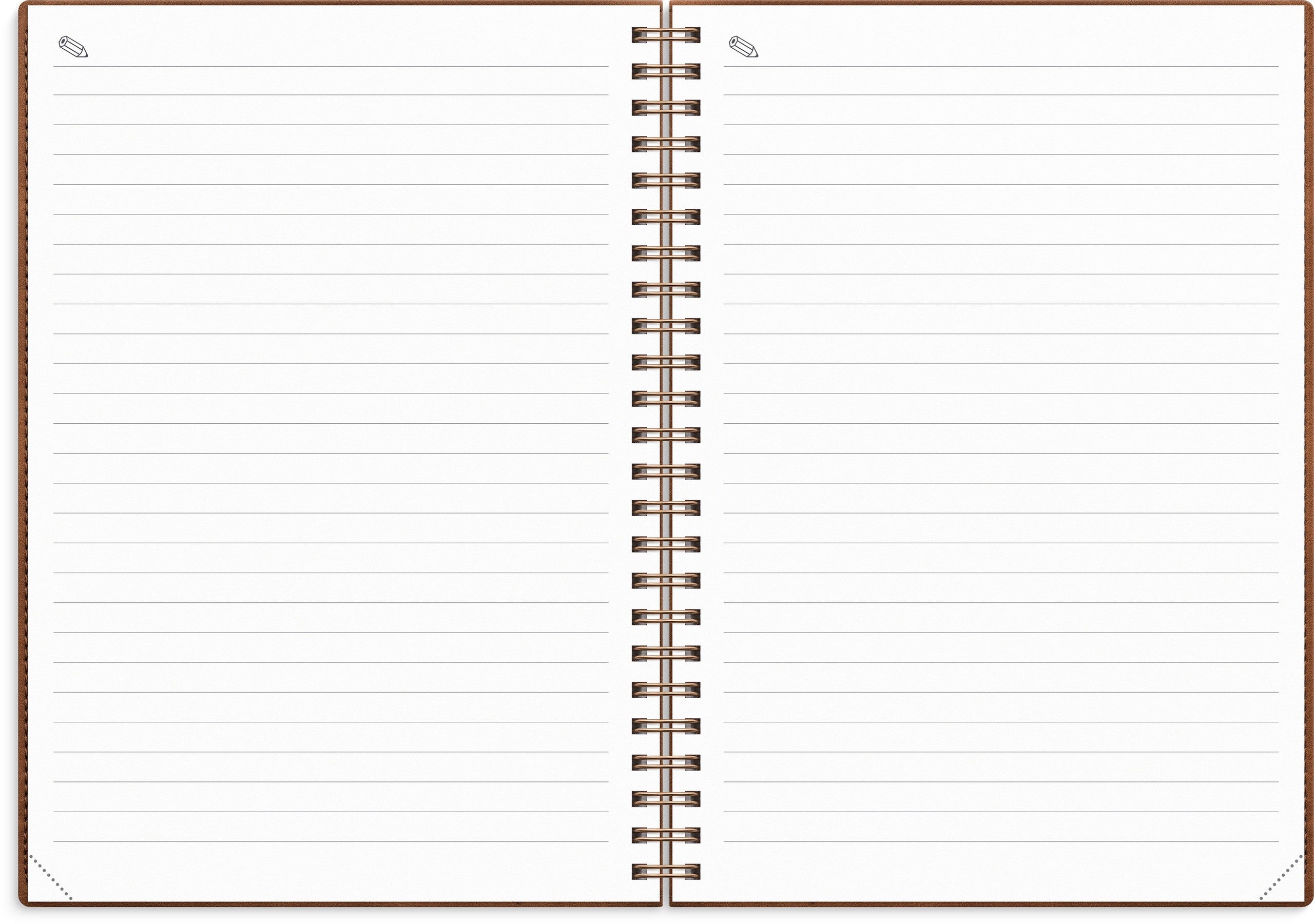 Kalender 2027 Business A5 Twist brun