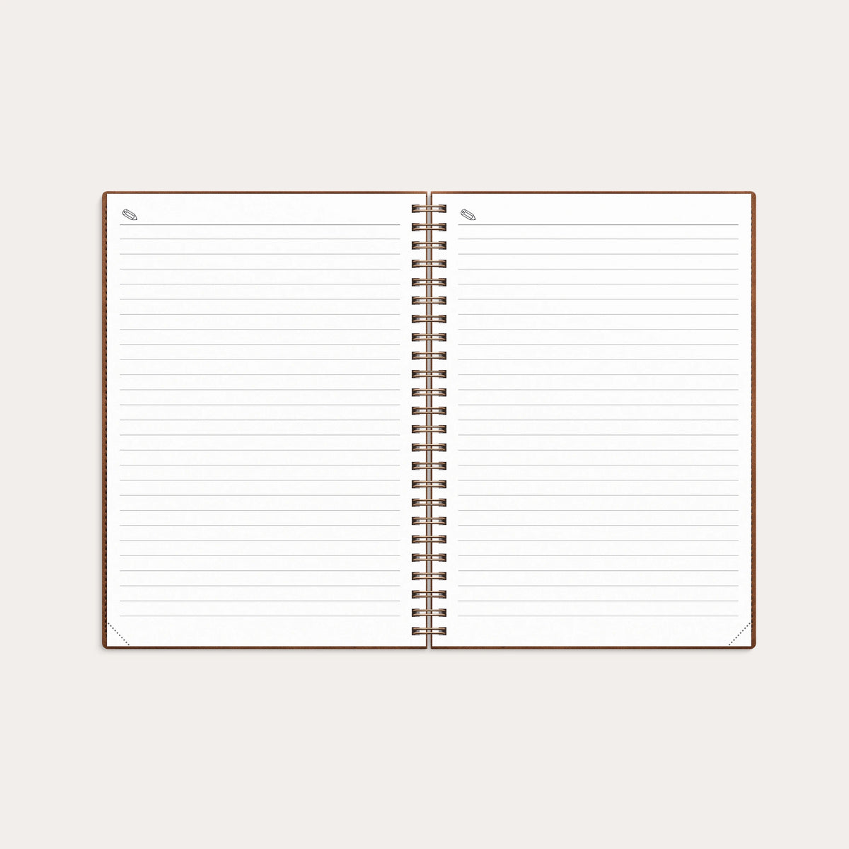 Kalender 2027 Business A5 Twist brun