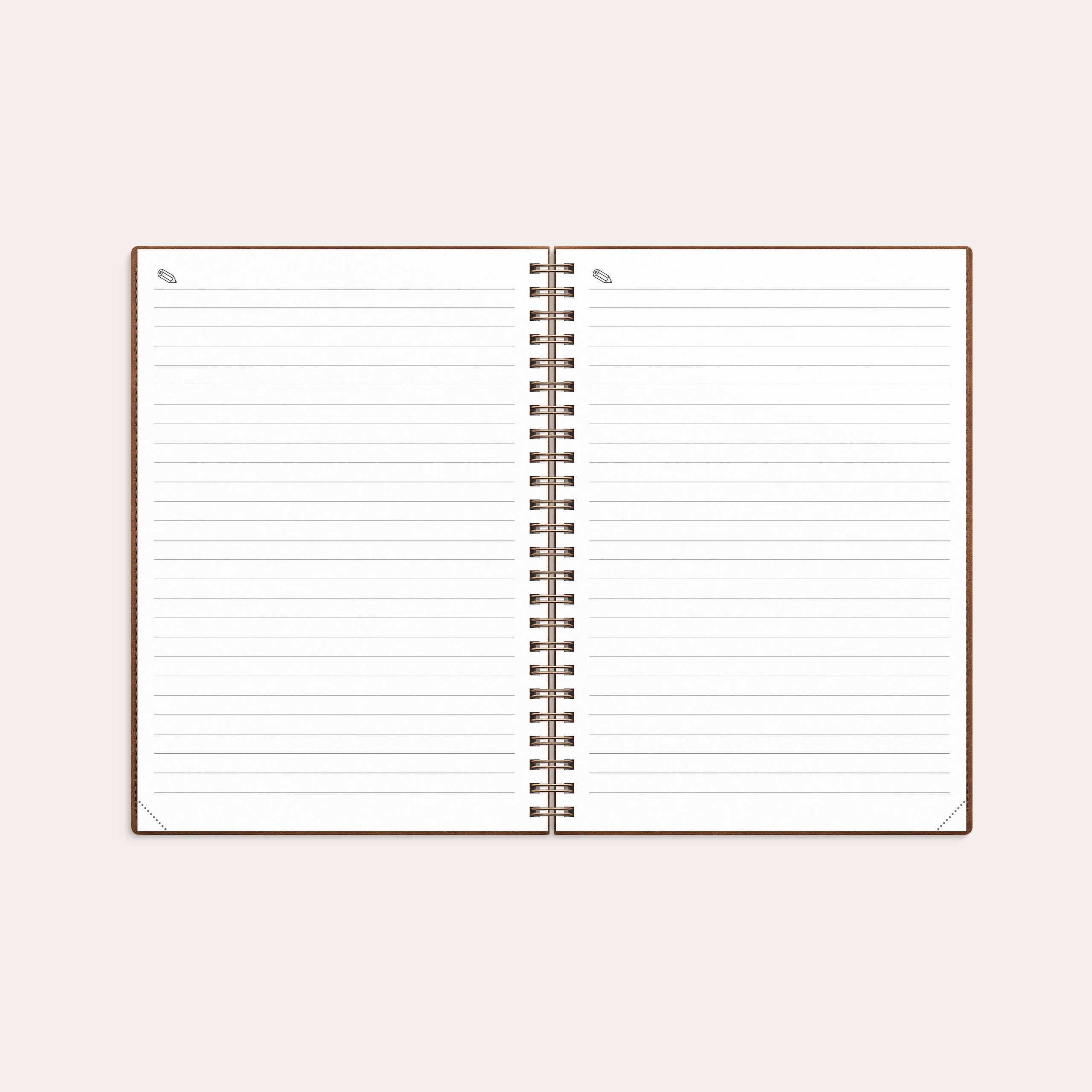 Kalender 2027 Business A5 Twist brun