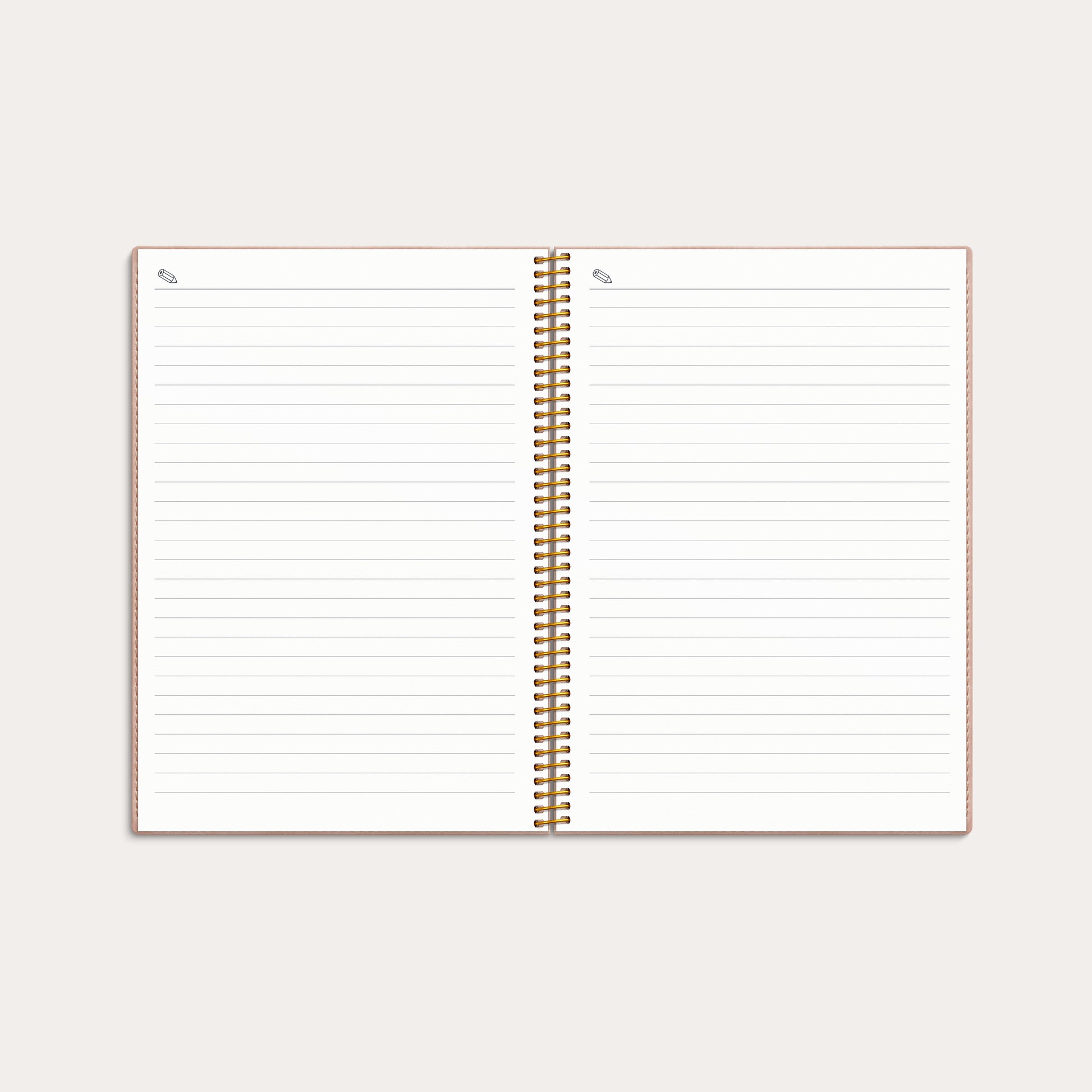 Kalender 2026 Business A5 Twist rosa – detail view