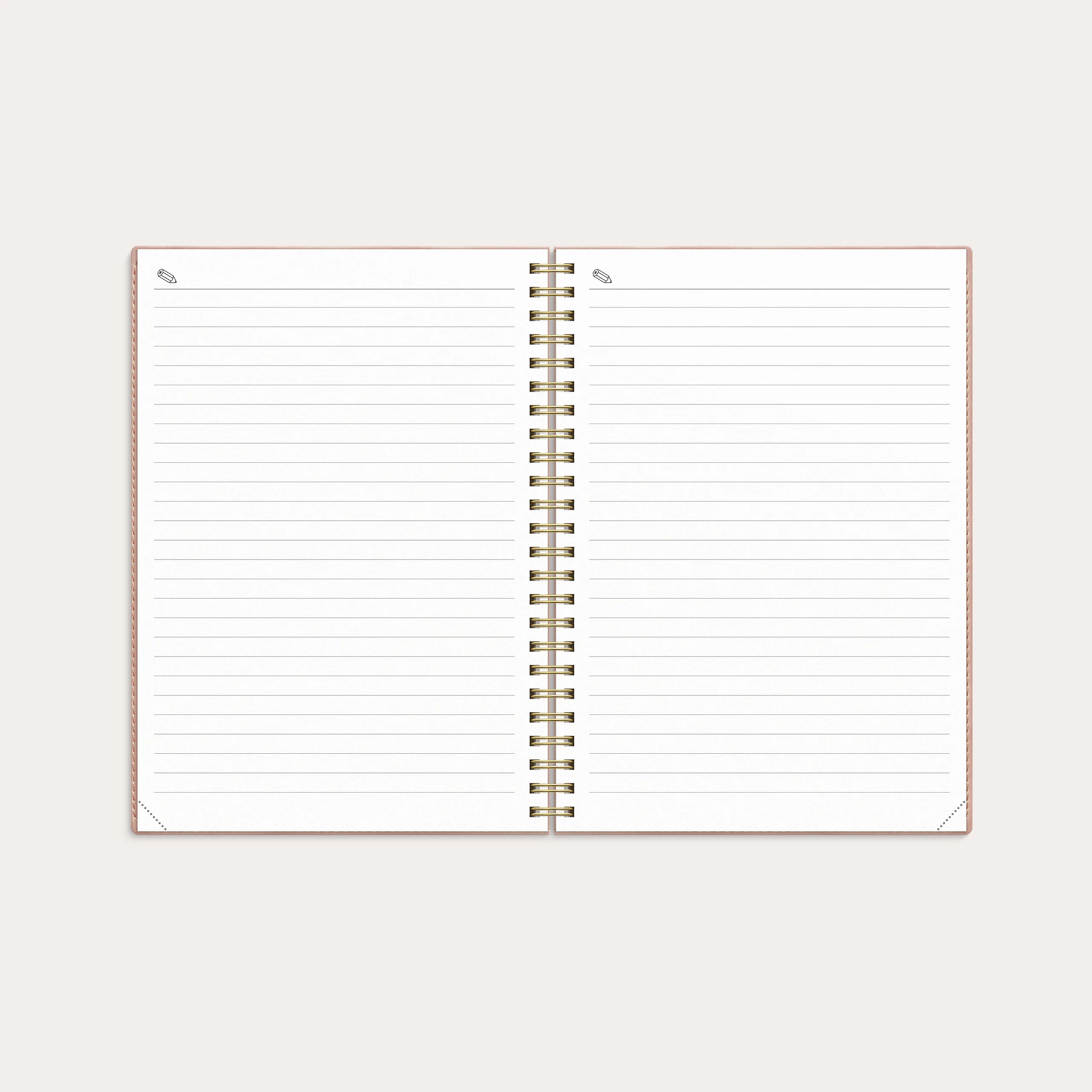 Kalender 2027 Business A5 Twist rosa