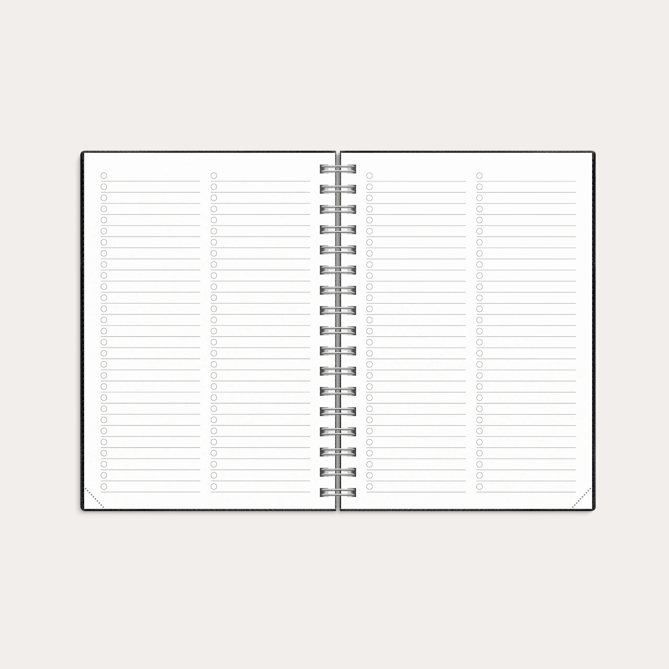 Kalender 2027 Senator A6 Twist svart