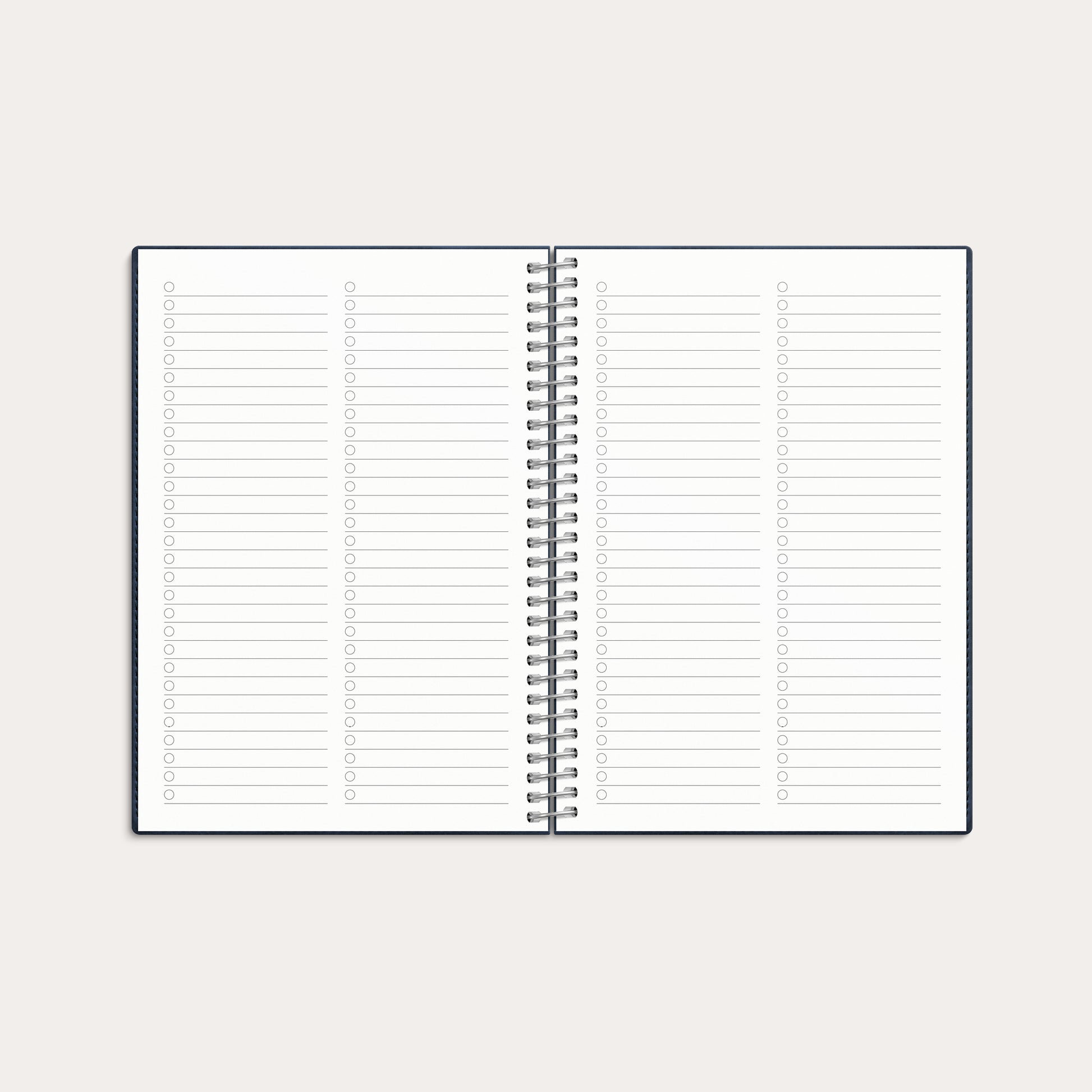 Kalender 2026 Senator A6 Twist blå – detail view