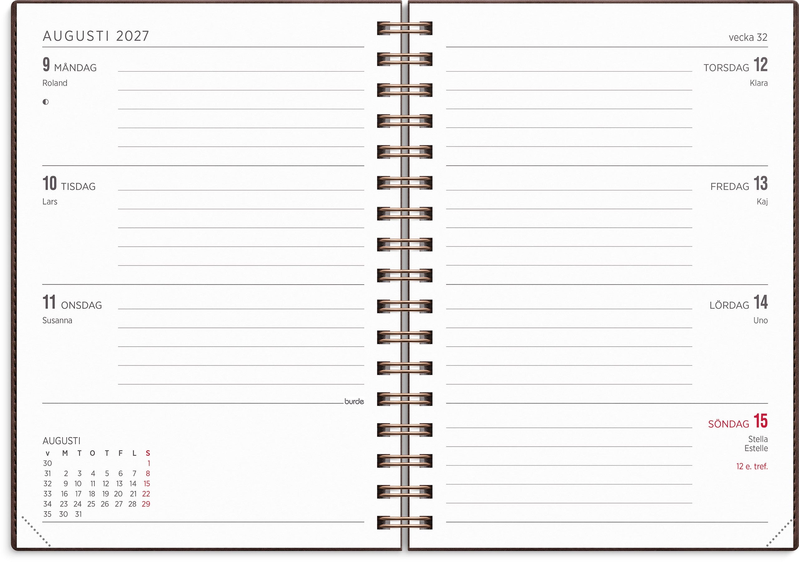 Kalender 2027 Senator A6 Twist brun