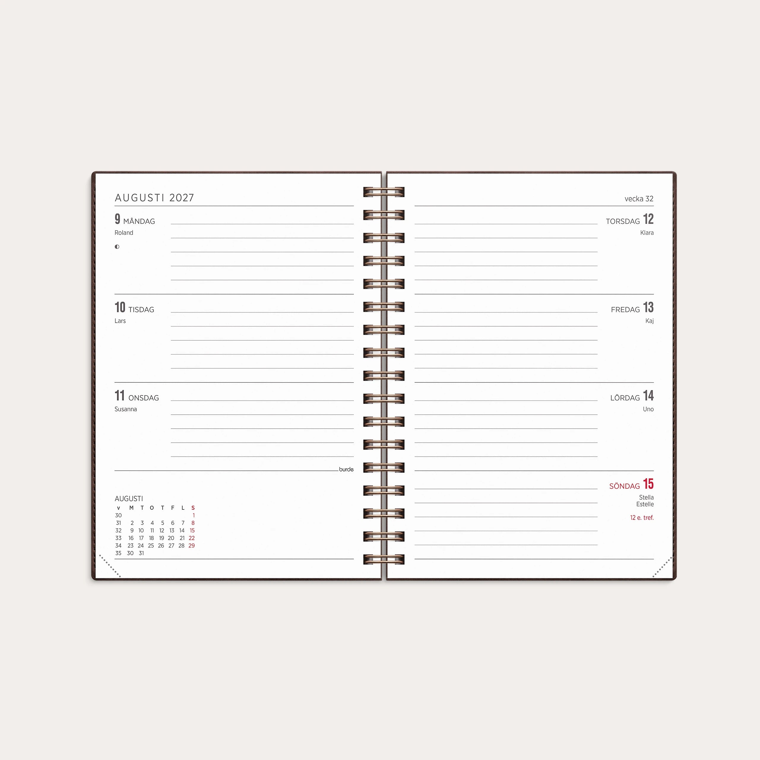 Kalender 2027 Senator A6 Twist brun
