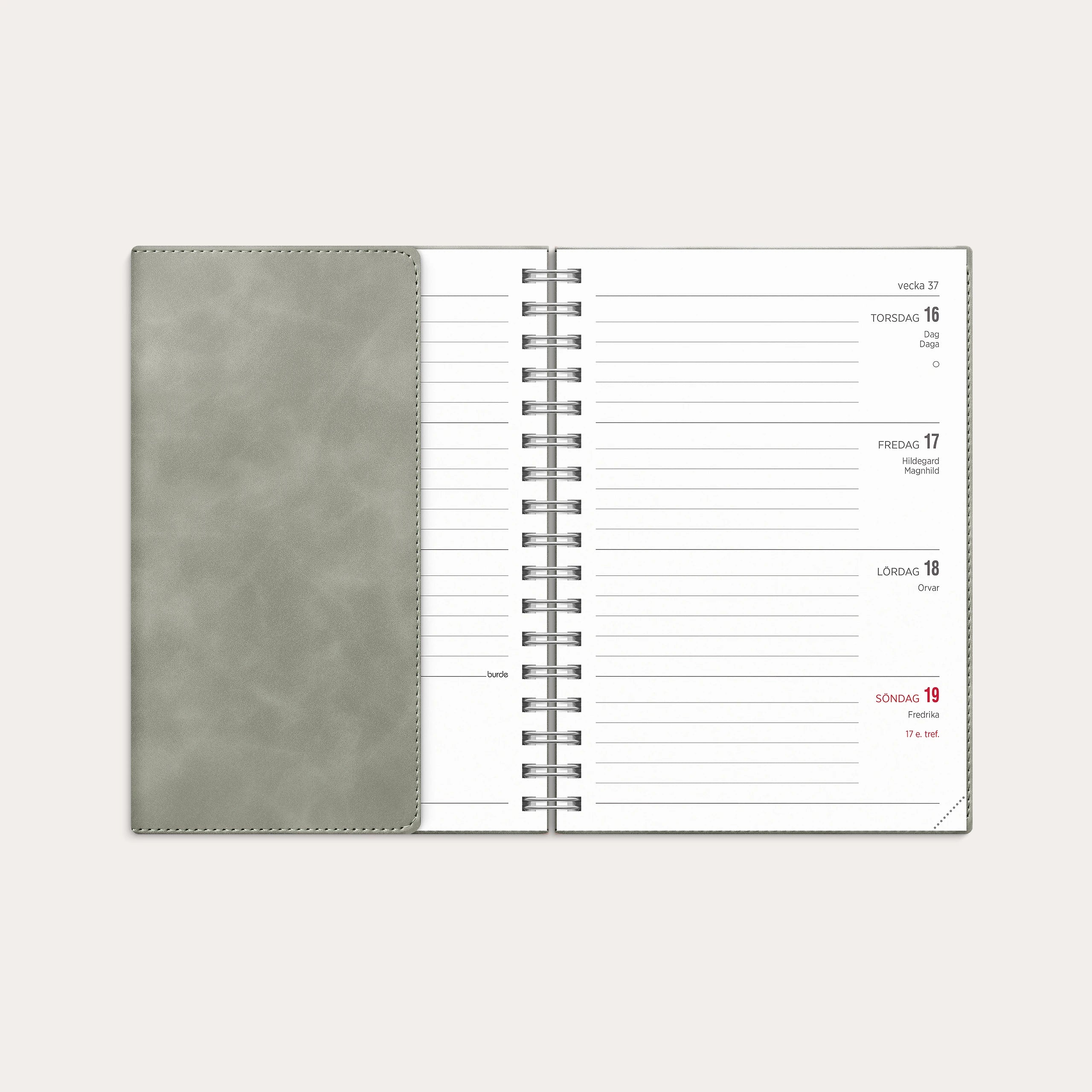 Kalender 2027 Senator A6 Twist grå