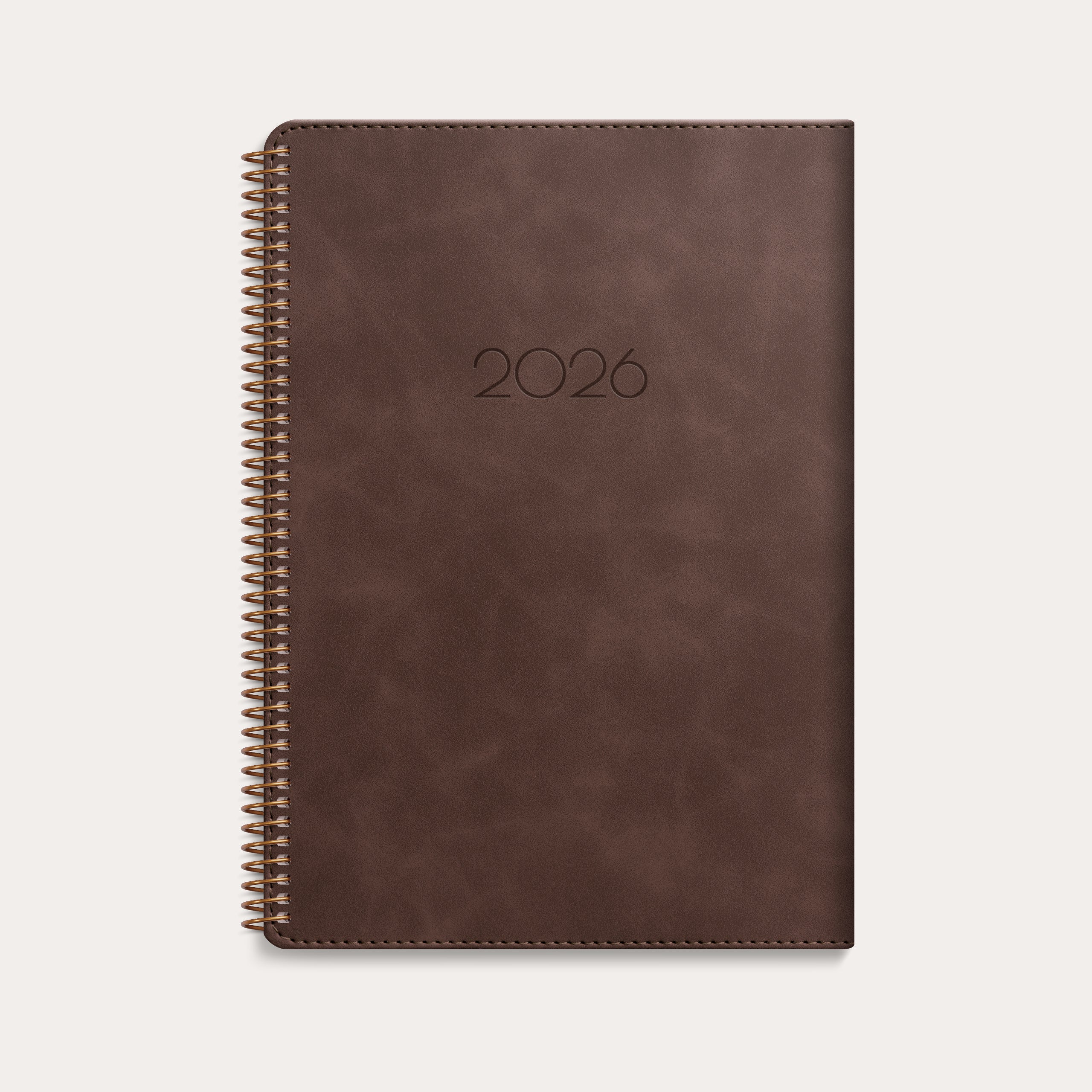 Kalender 2026 Business Twist brun