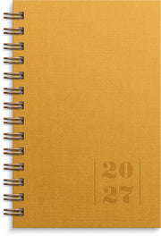 Kalender 2027 Leader Textile senapsgul