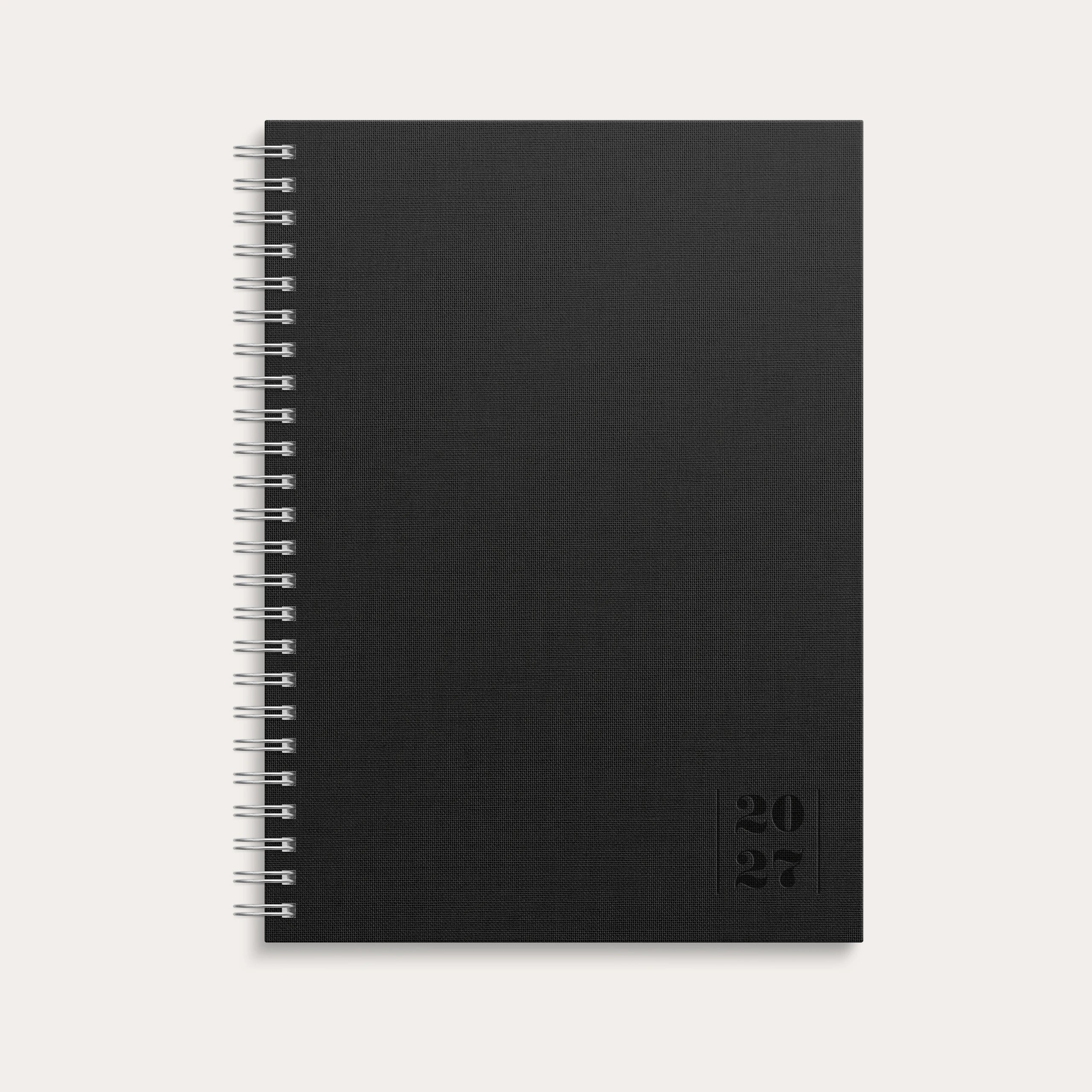 Kalender 2027 Business A5 Textile svart