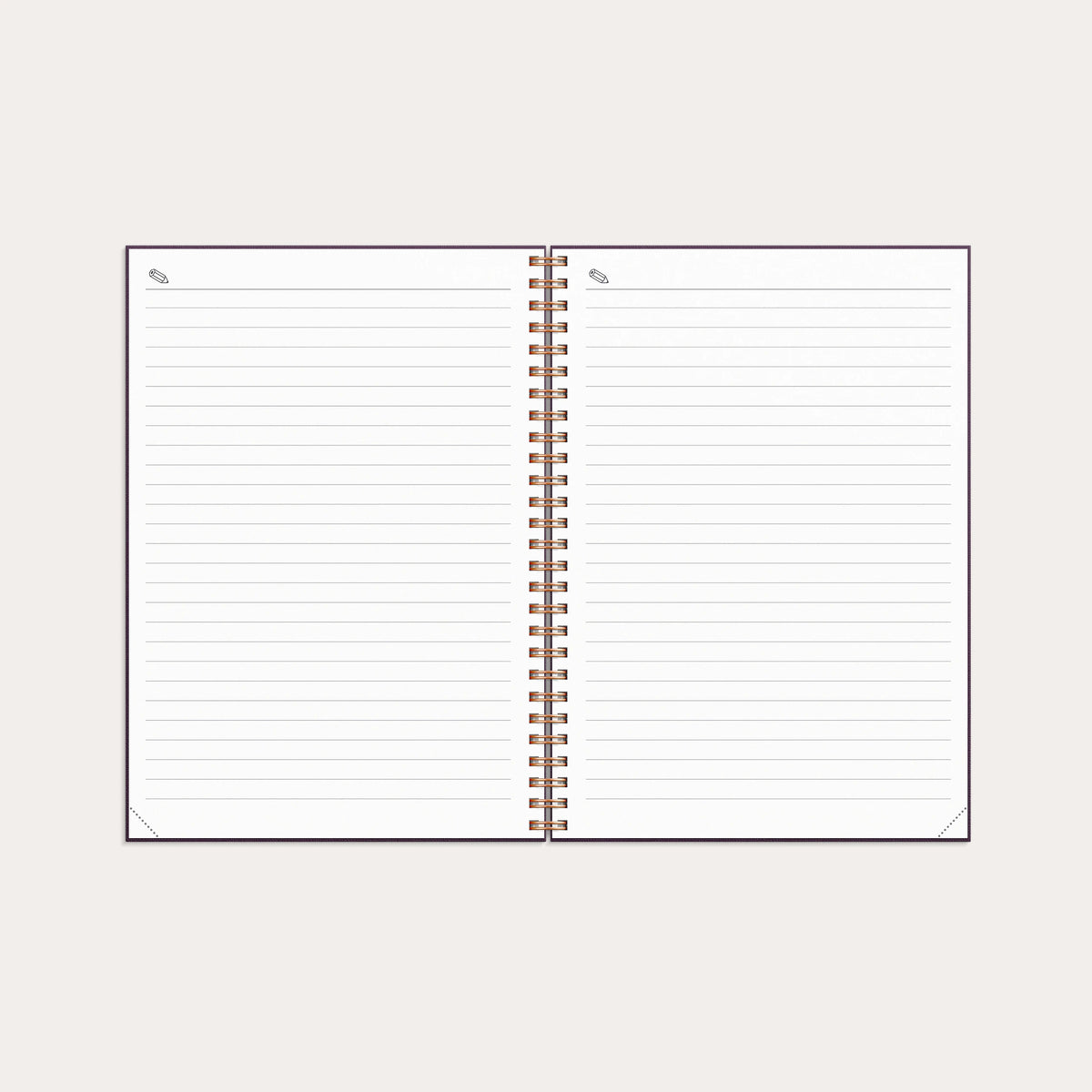 Kalender 2027 Business A5 Textile plommon