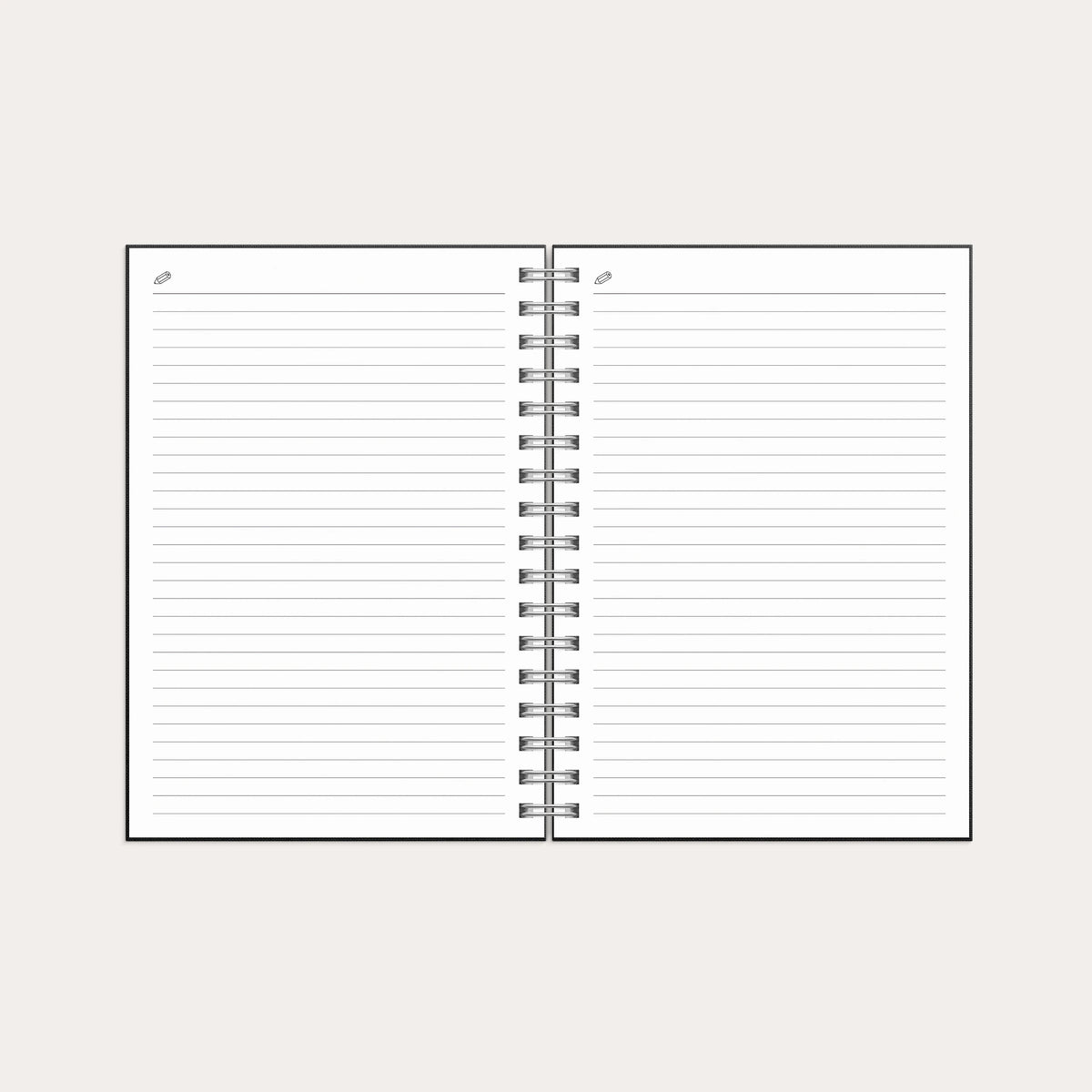 Kalender 2027 Weekly A6 Textile svart