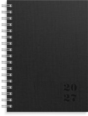 Kalender 2027 Weekly A6 Textile svart