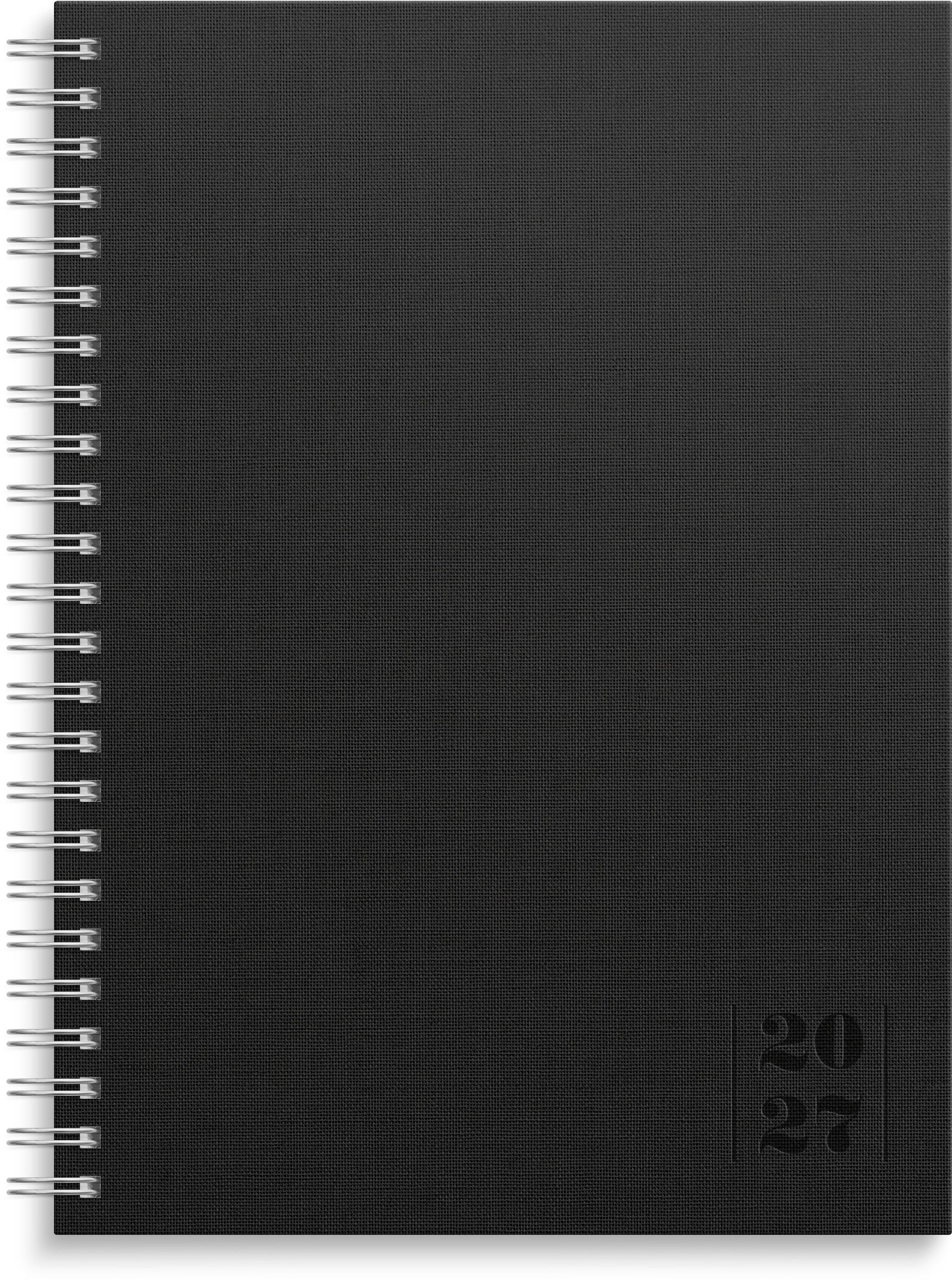 Kalender 2027 Senator A5 Textile svart