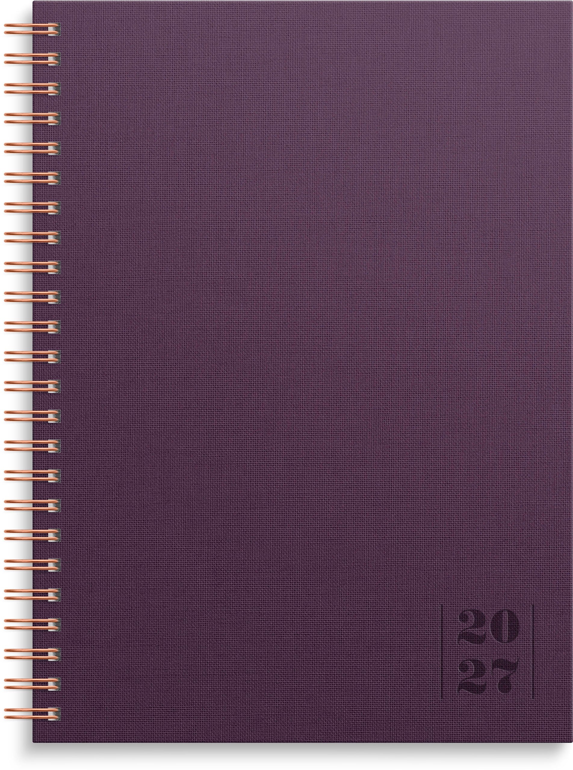 Kalender 2027 Senator A5 Textile plommon