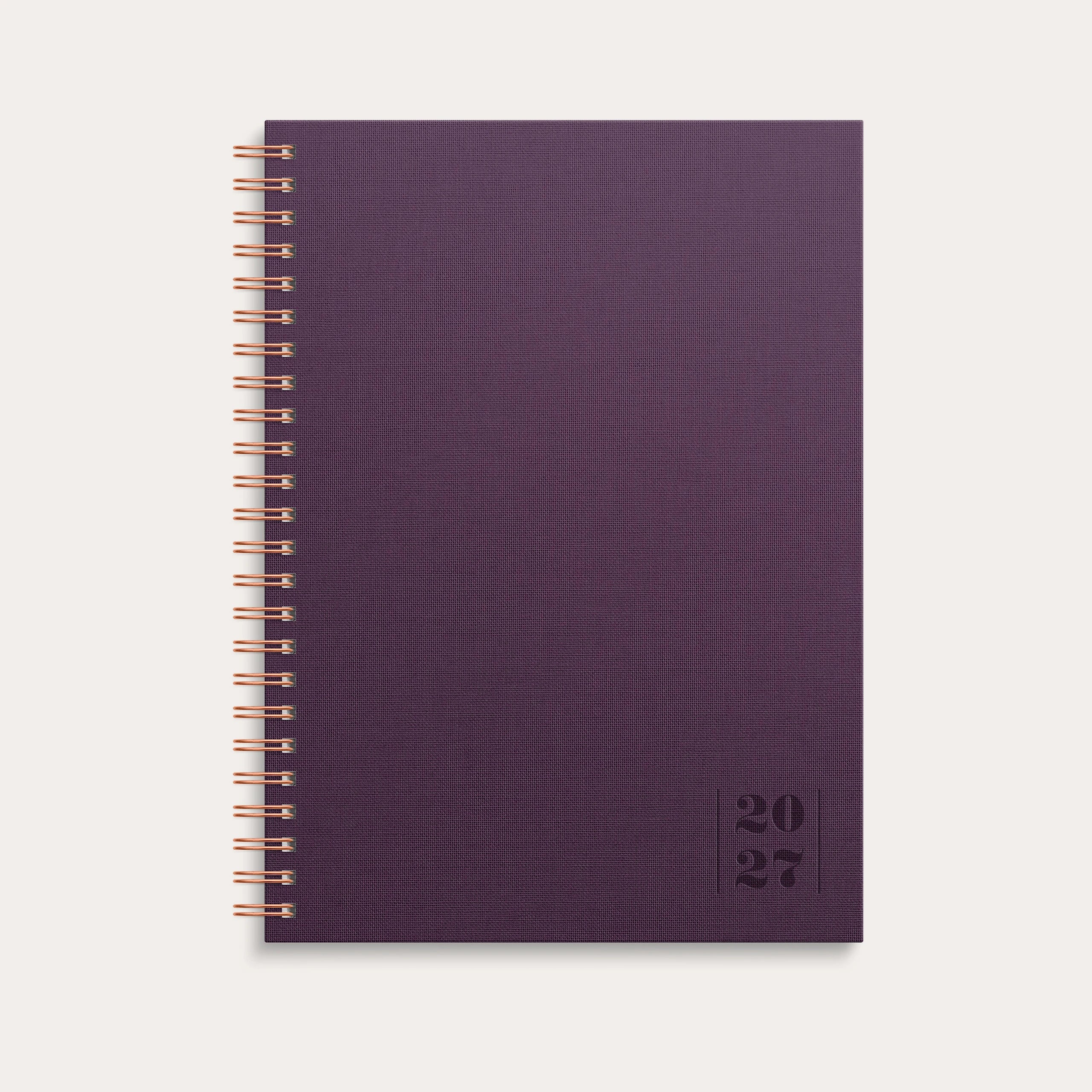 Kalender 2027 Senator A5 Textile plommon