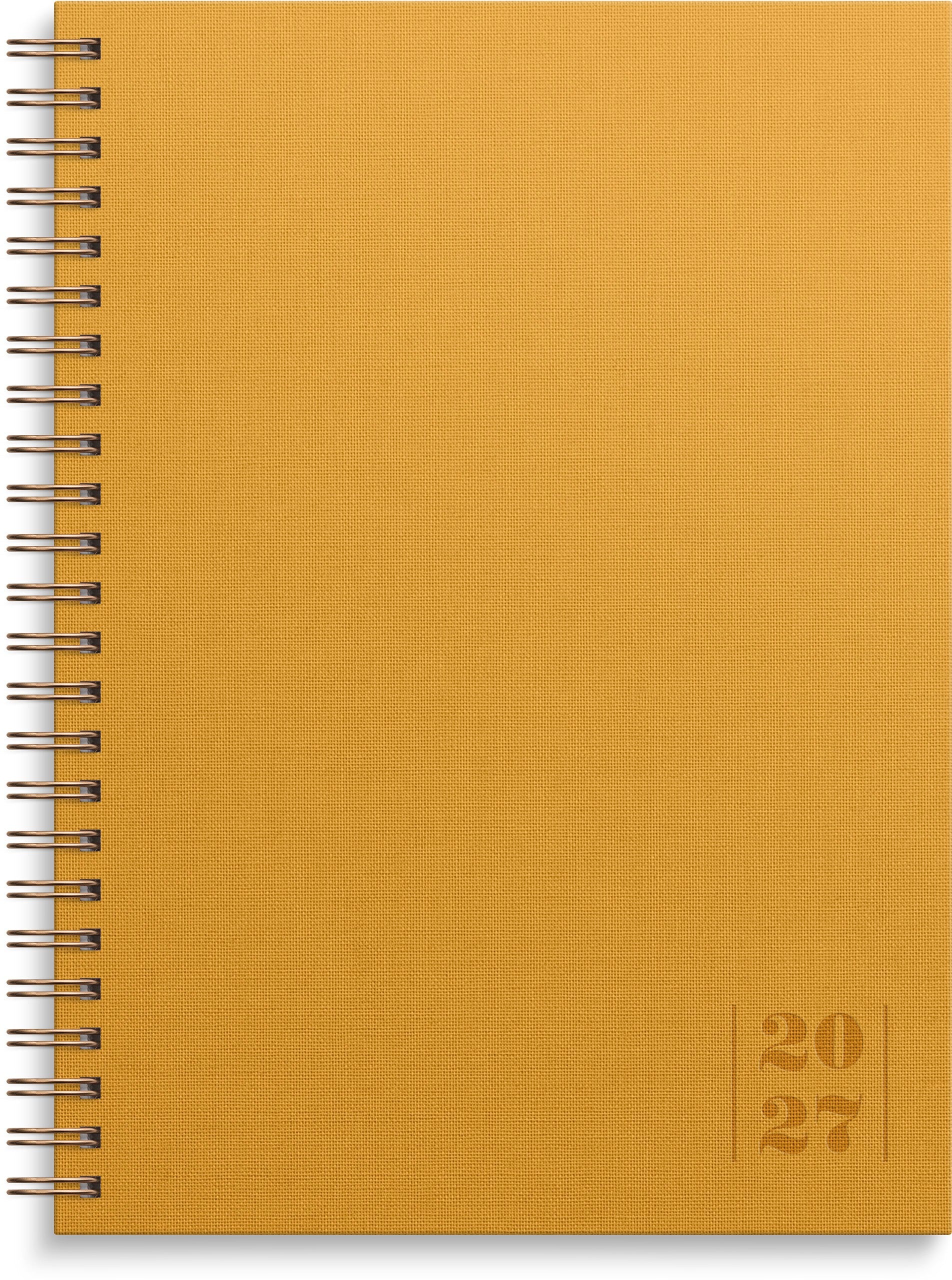 Kalender 2027 Senator A5 Textile senapsgul