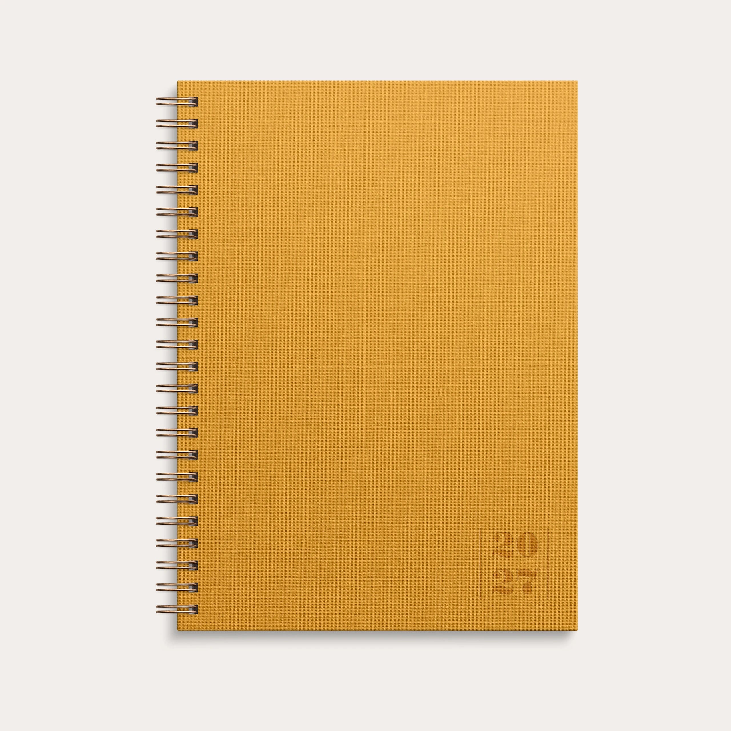Kalender 2027 Senator A5 Textile senapsgul