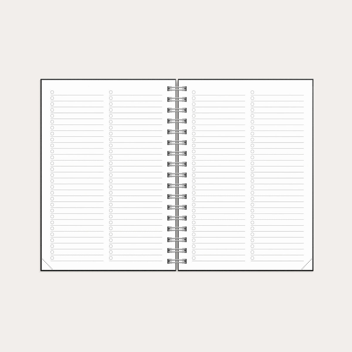 Kalender 2027 Senator A6 Textile svart