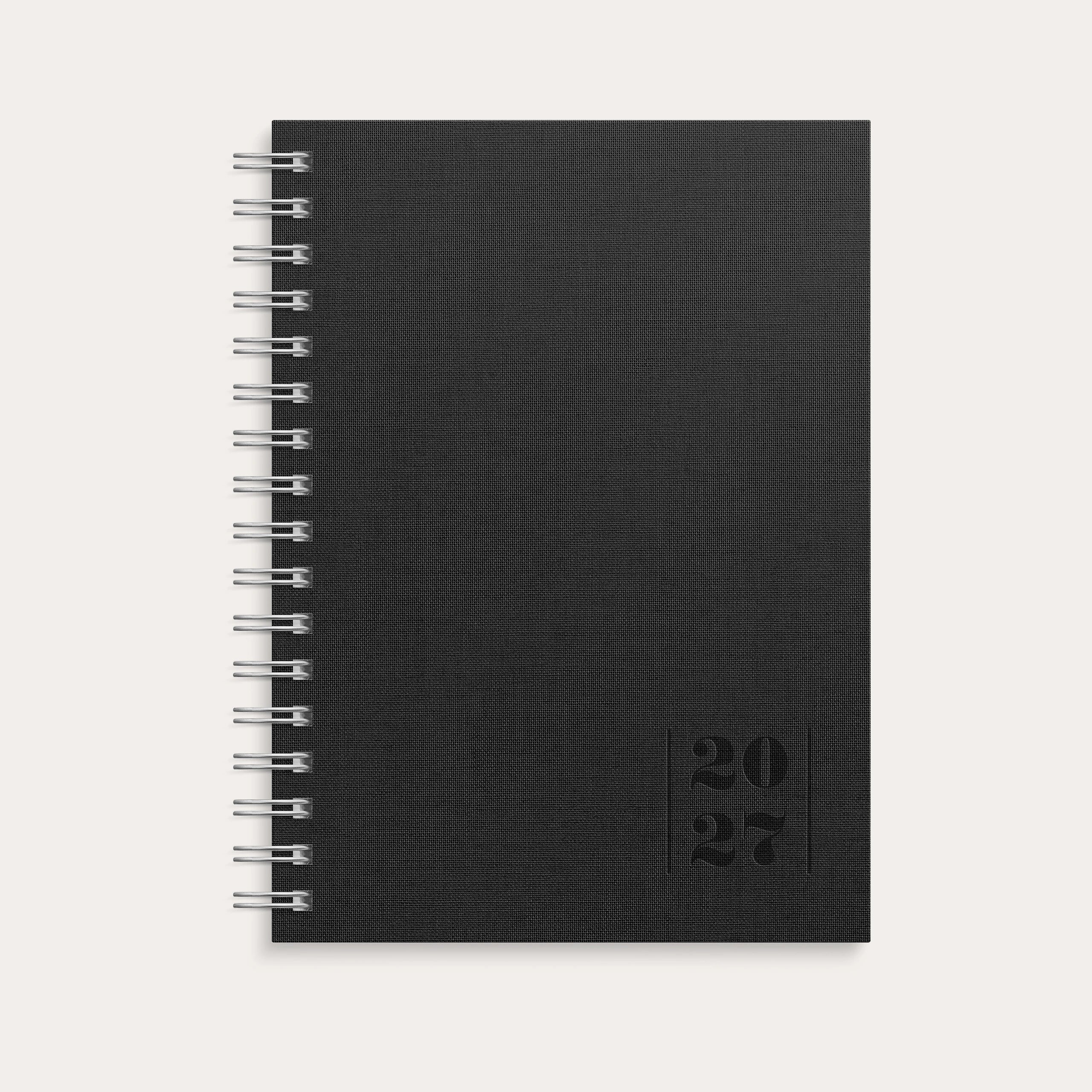 Kalender 2027 Senator A6 Textile svart