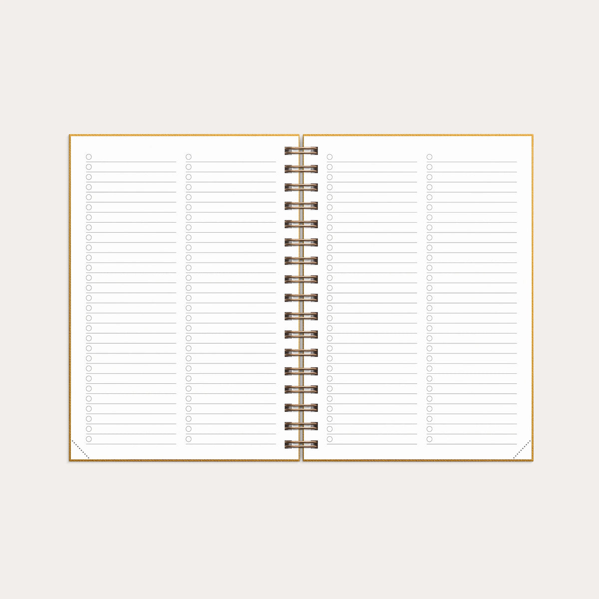 Kalender 2027 Senator A6 Textile senapsgul