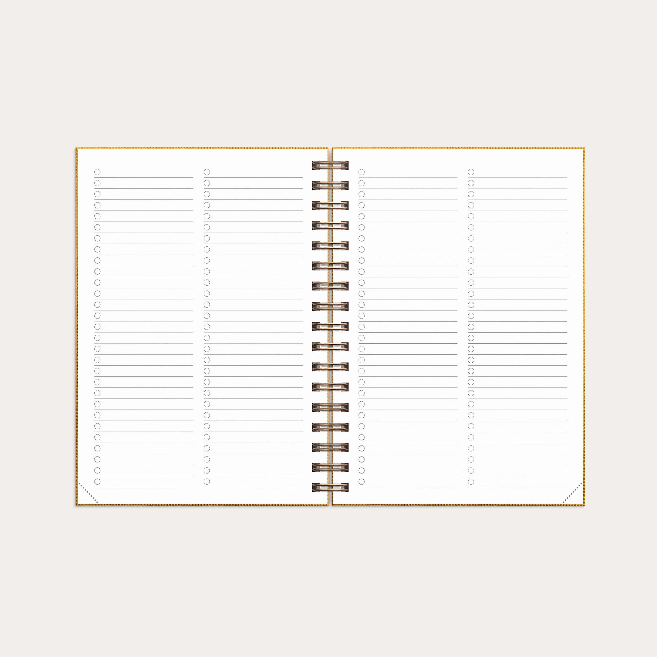 Kalender 2027 Senator A6 Textile senapsgul