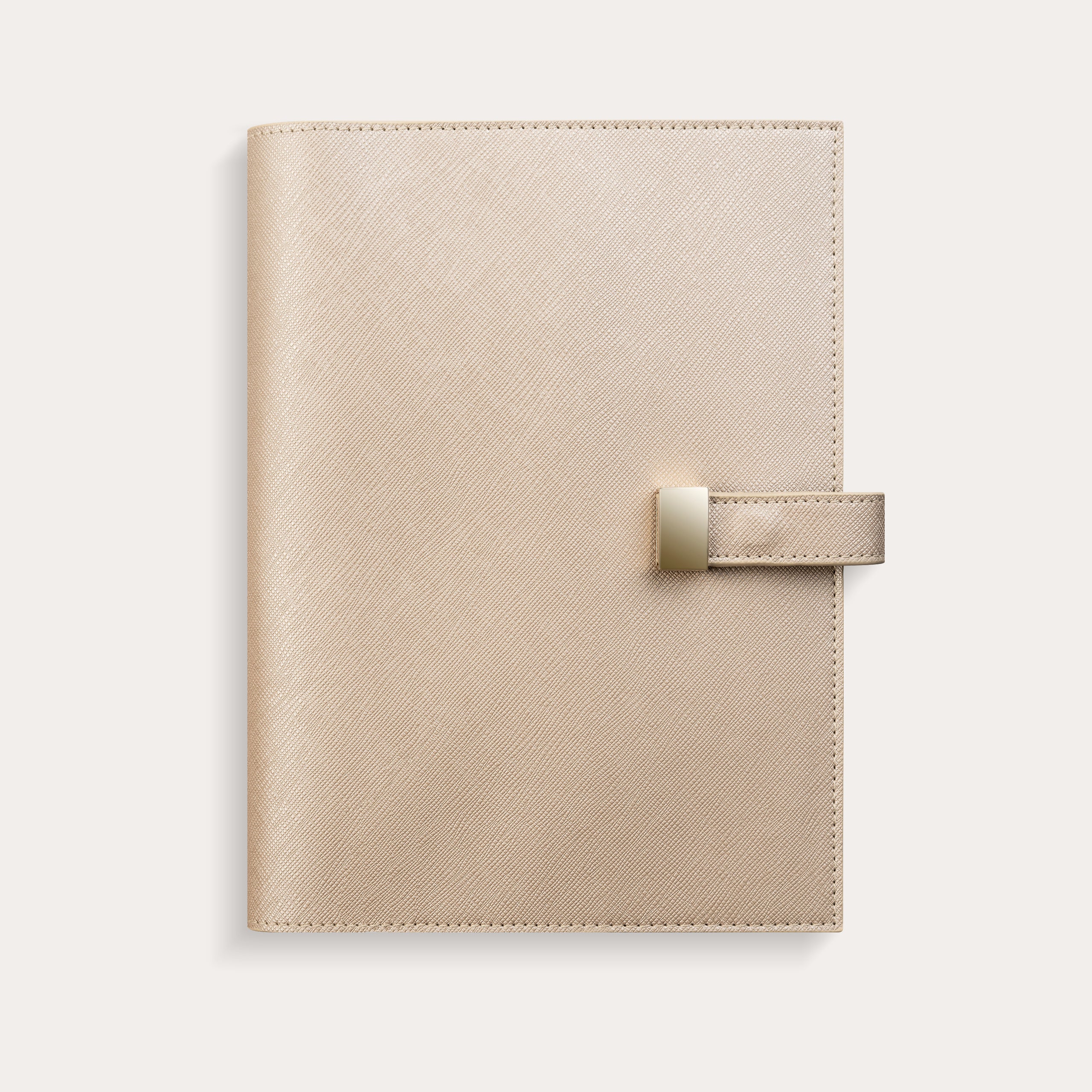 Stor Veckokalender 2026 beige konstläder Tora