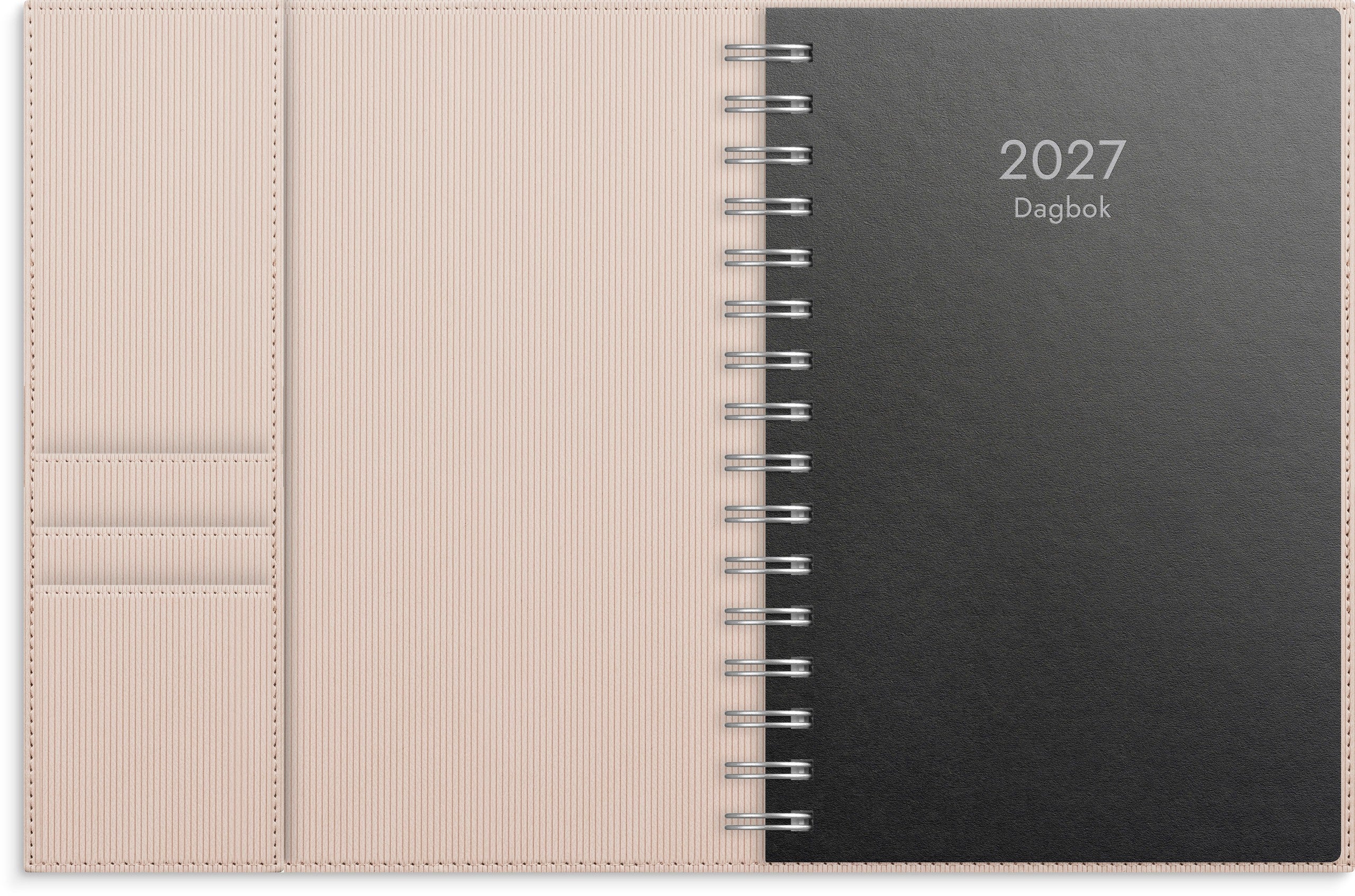 Dagbok 2027 beige konstläder